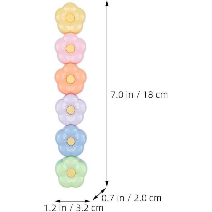 2 Sets de Marcadores Resaltadores DIYEAH Diseño Floral Colorido