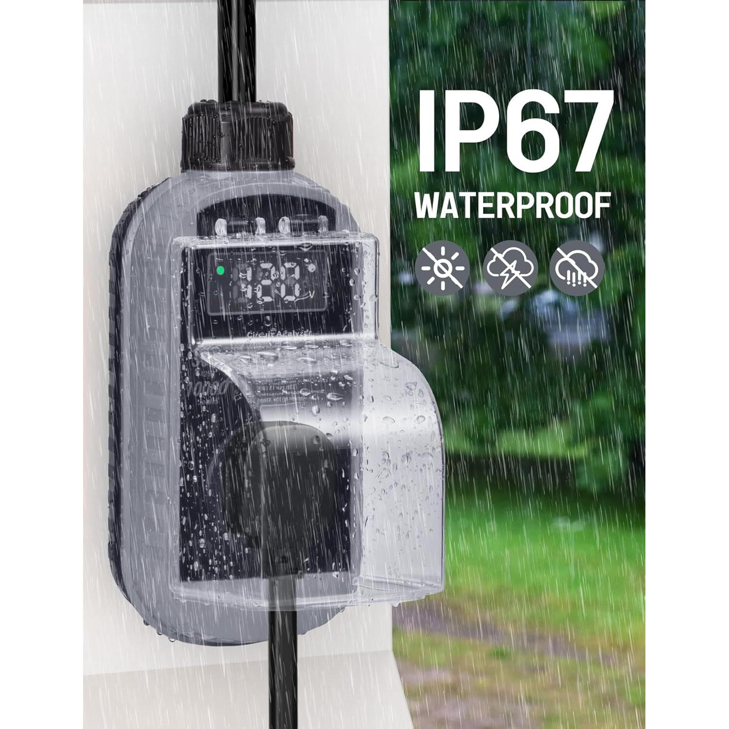 Protector de Sobretensión Docusvect 30A con Pantalla LED IP67