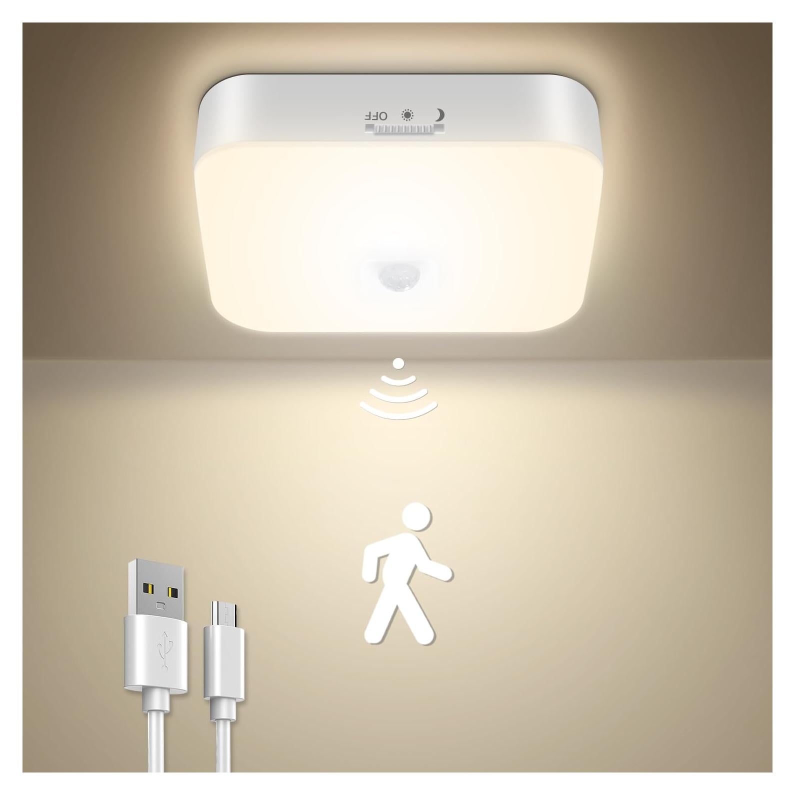 Luz de Armario TOOWELL Recargable 10000mAh Sensor Movimiento