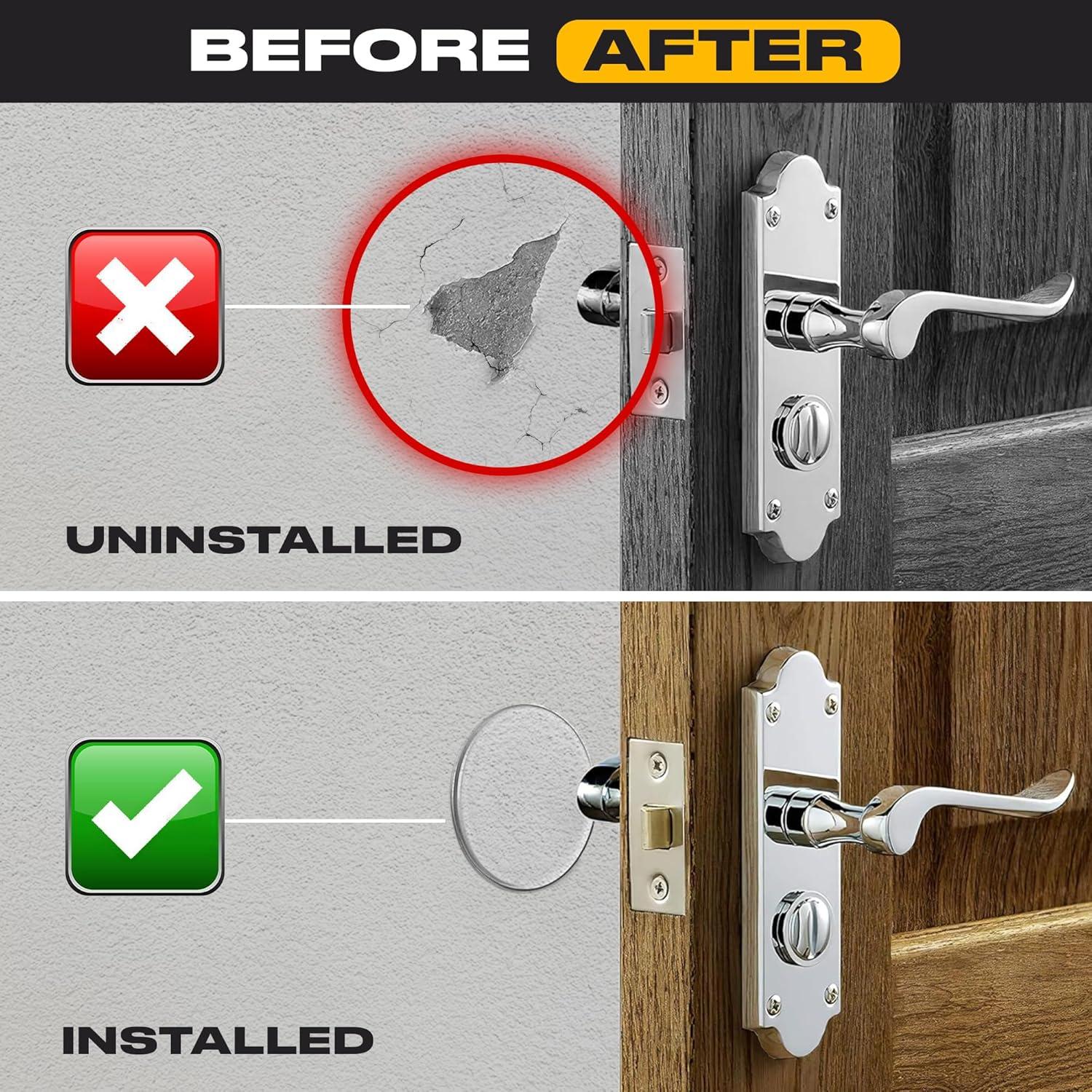 Topes de puerta autoadhesivos ProStoppr 8 piezas 5.08cm