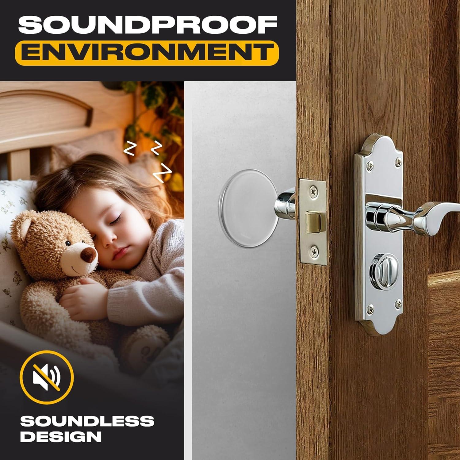 Topes de puerta autoadhesivos ProStoppr 8 piezas 5.08cm