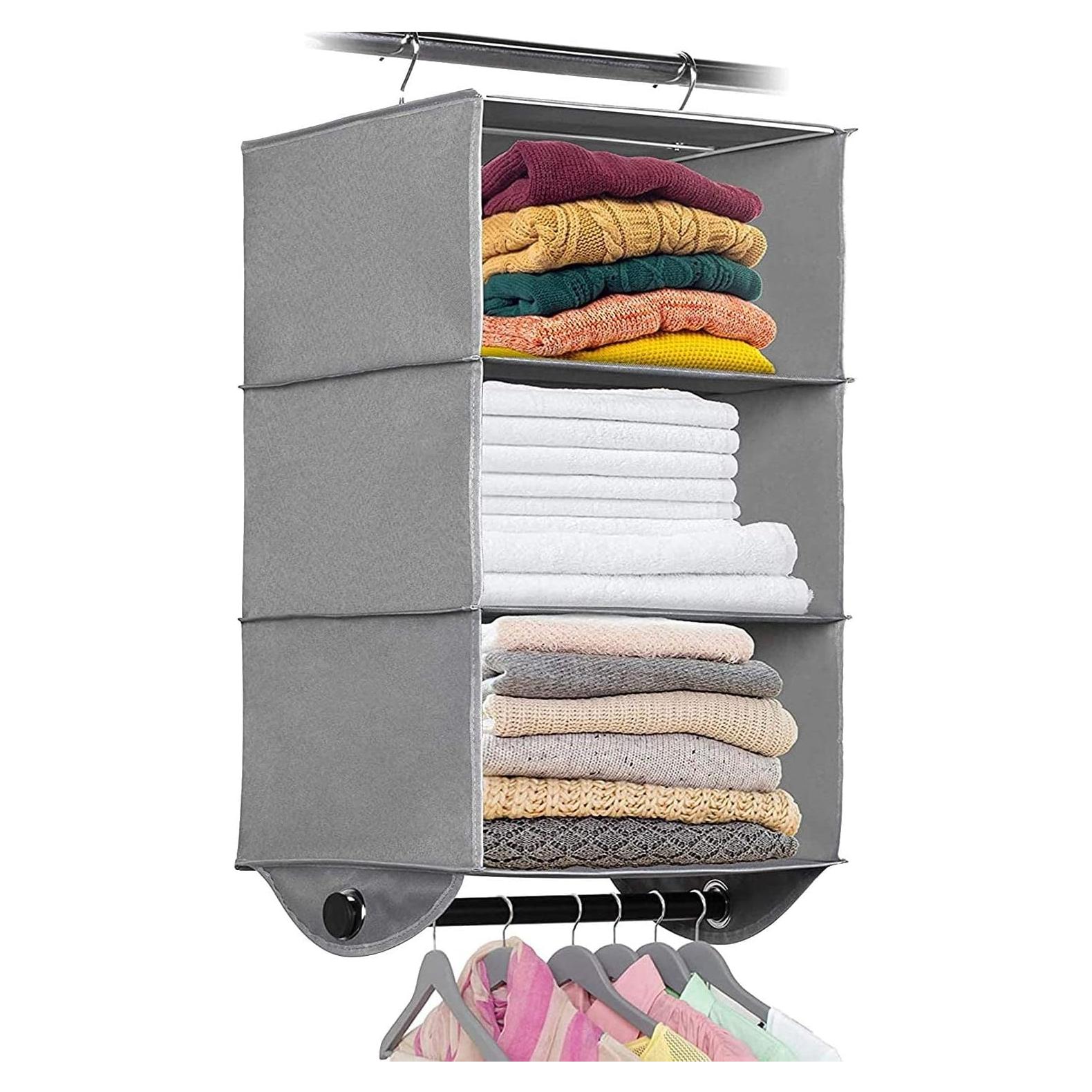 Organizador Colgante de Closet HOLDN STORAGE 3 Estantes 30.5x74.9cm