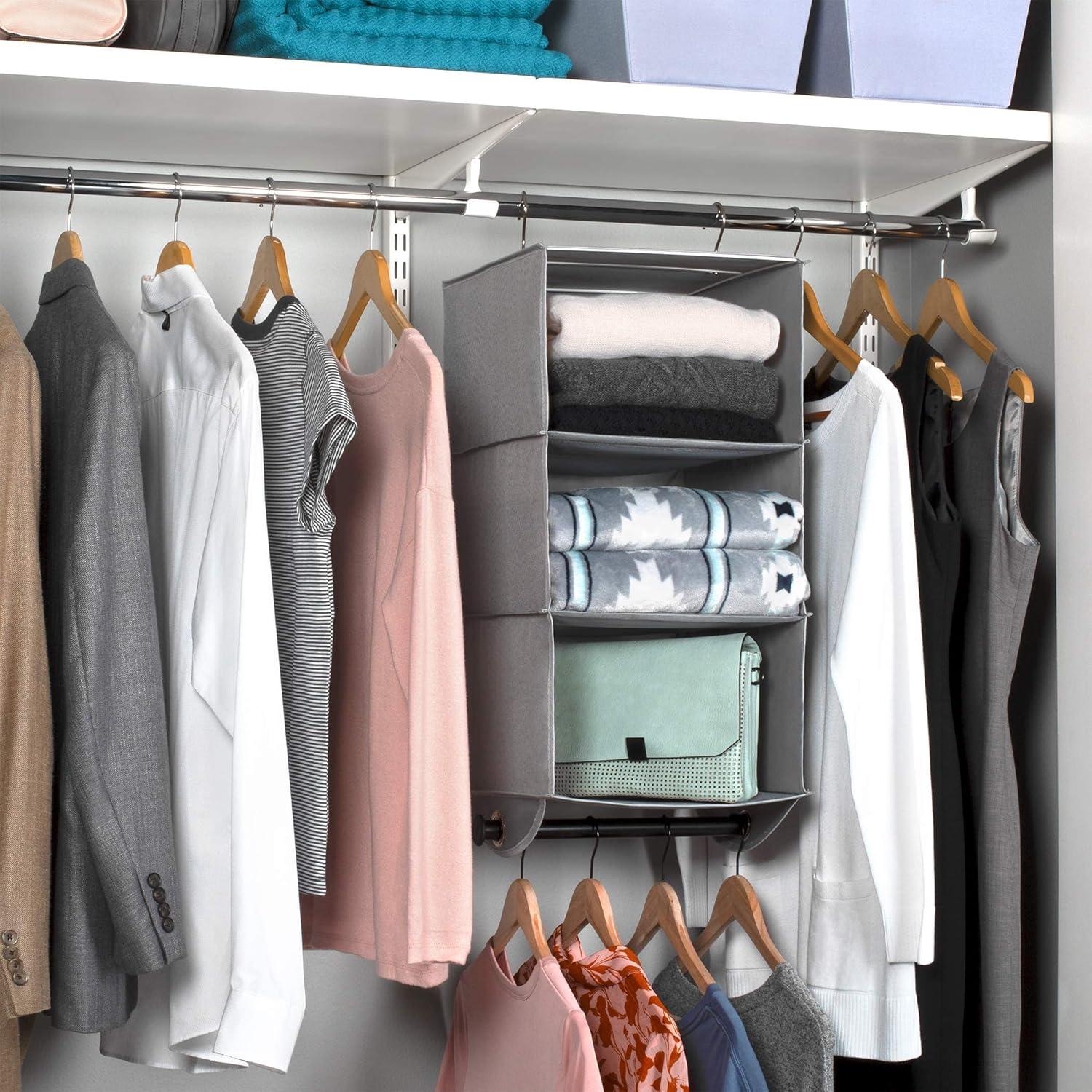 Organizador Colgante de Closet HOLDN STORAGE 3 Estantes 30.5x74.9cm
