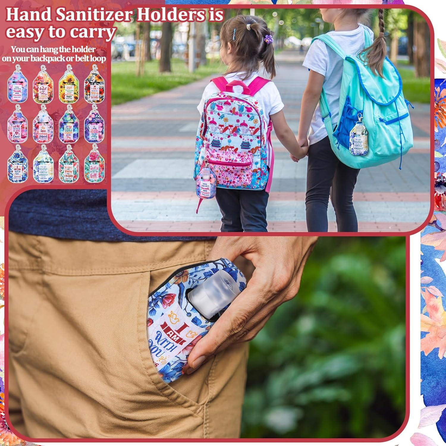 24 Soportes de Llaveros para Desinfectante Kenning - Religiosos