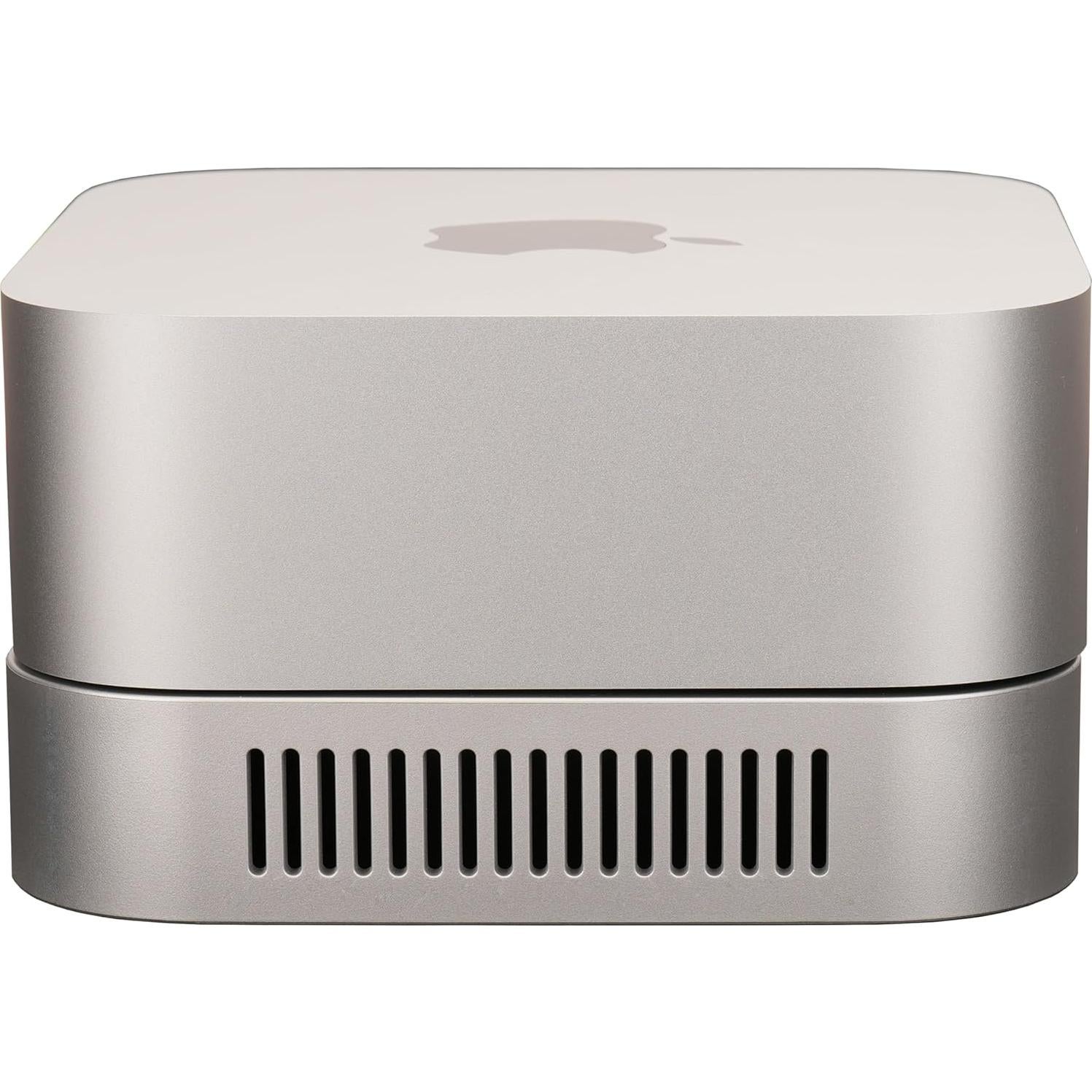 Soporte de Escritorio Psitek para Mac mini M4/M4 Pro Plateado
