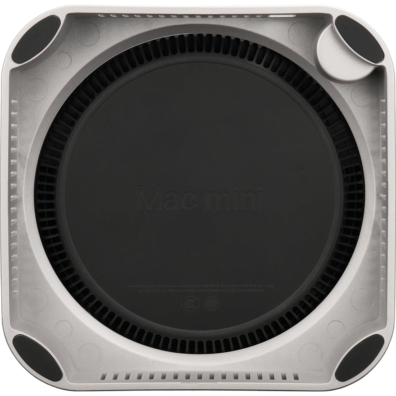 Soporte de Escritorio Psitek para Mac mini M4/M4 Pro Plateado