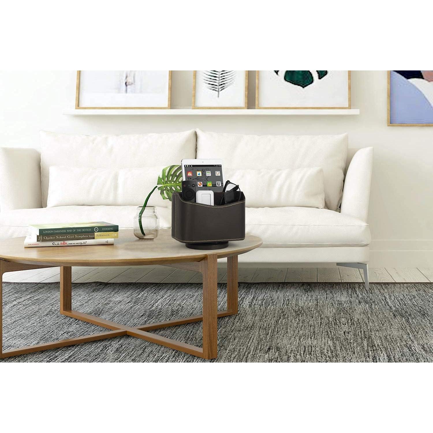 Soporte giratorio para control remoto HofferRuffer marrón 360°