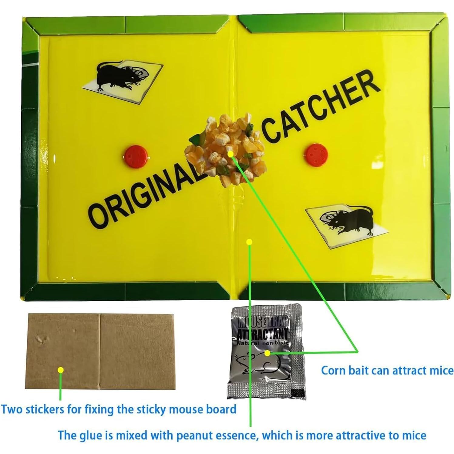 Trampas de Pegamento para Ratones Tysonir - 8 Piezas Ecológicas