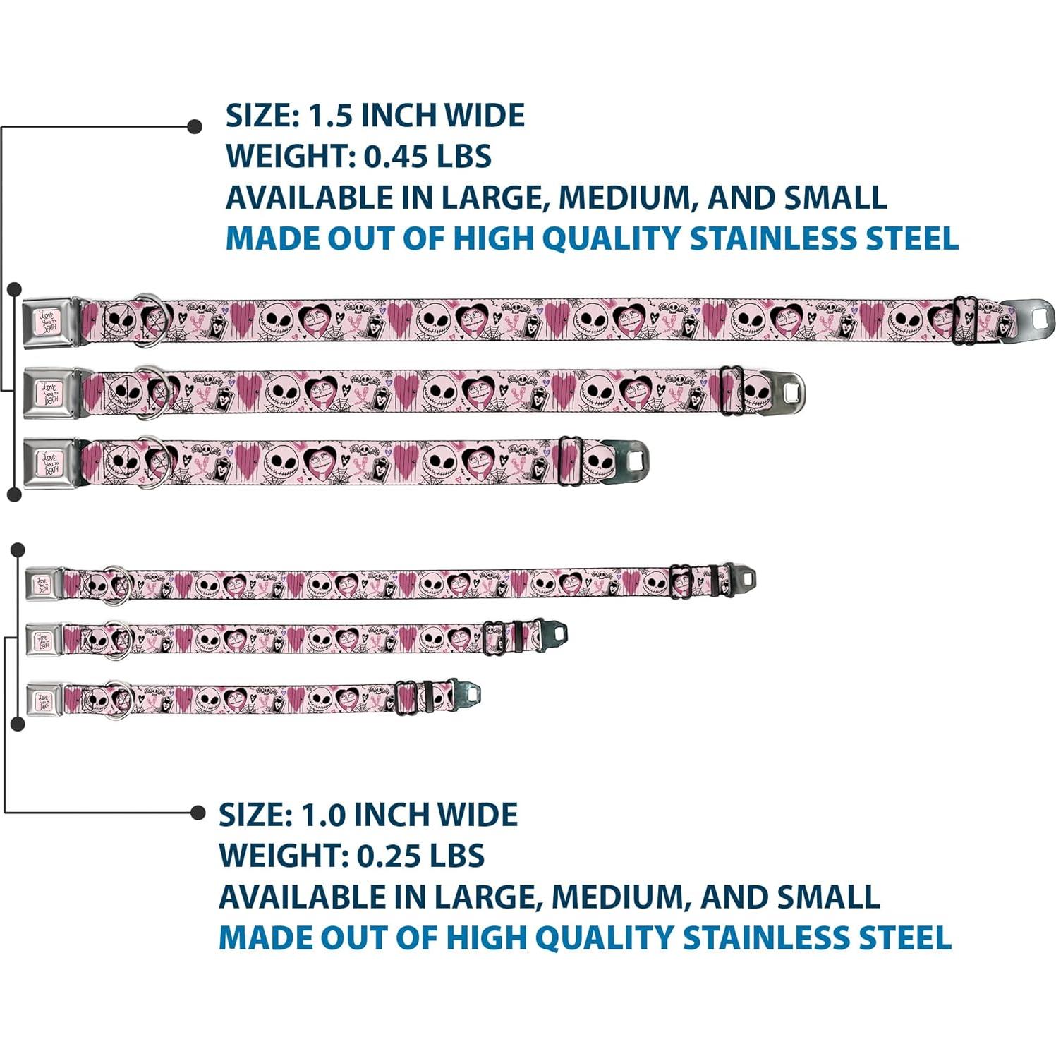 Collar para Perros Disney Buckle-Down 24.1-33 cm Rosa