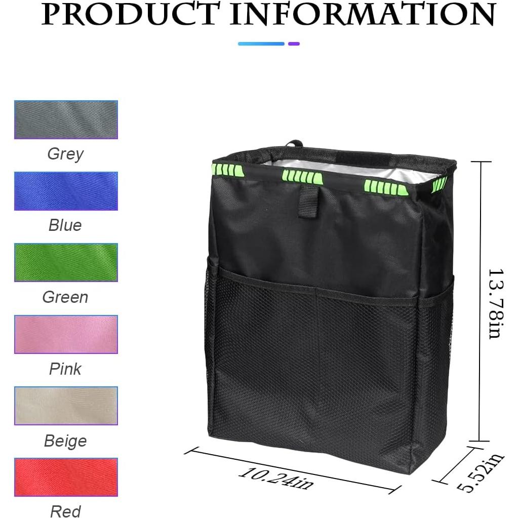 Basurero Colgante para Auto Fekey&JF Beige 3L Impermeable