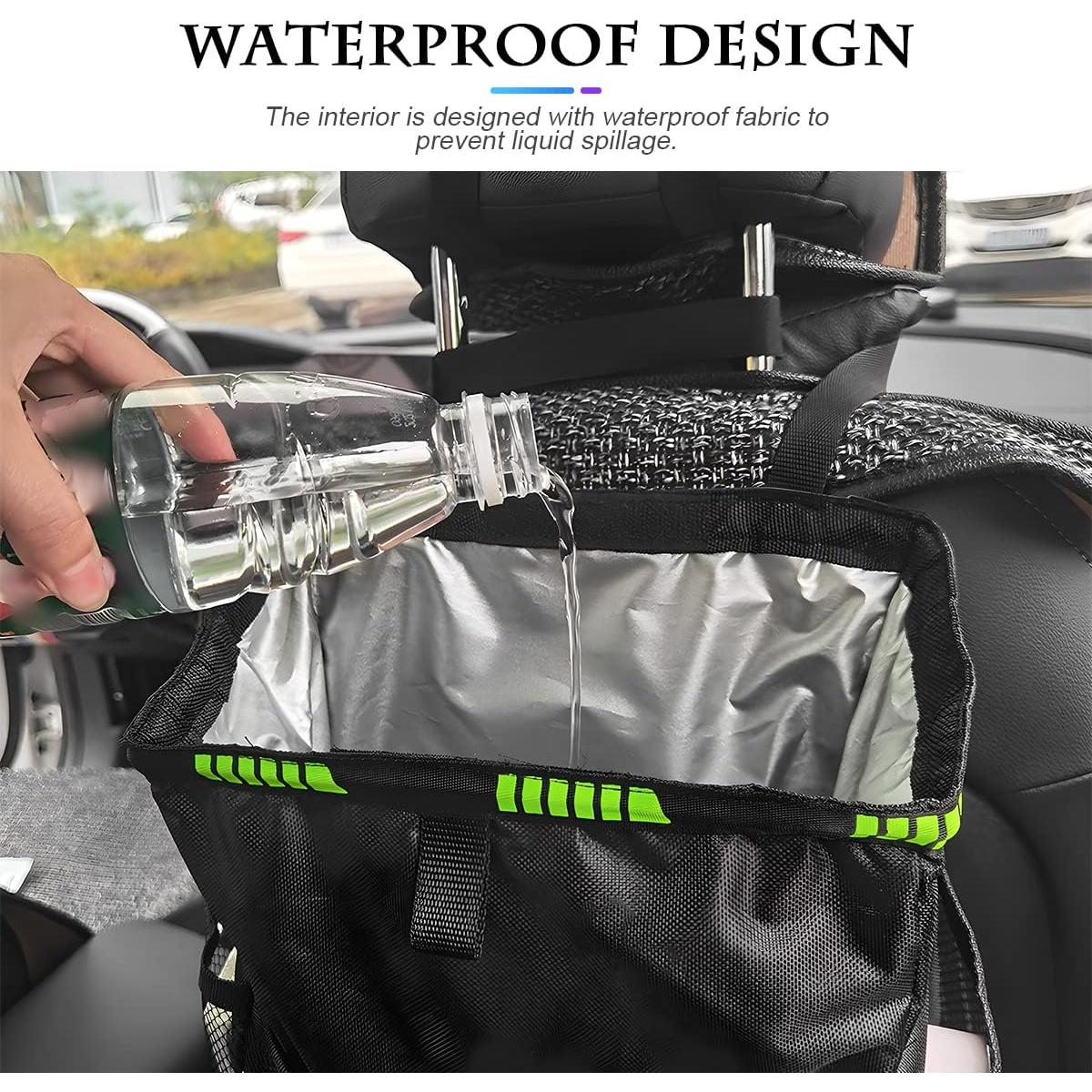 Basurero Colgante para Auto Fekey&JF Beige 3L Impermeable