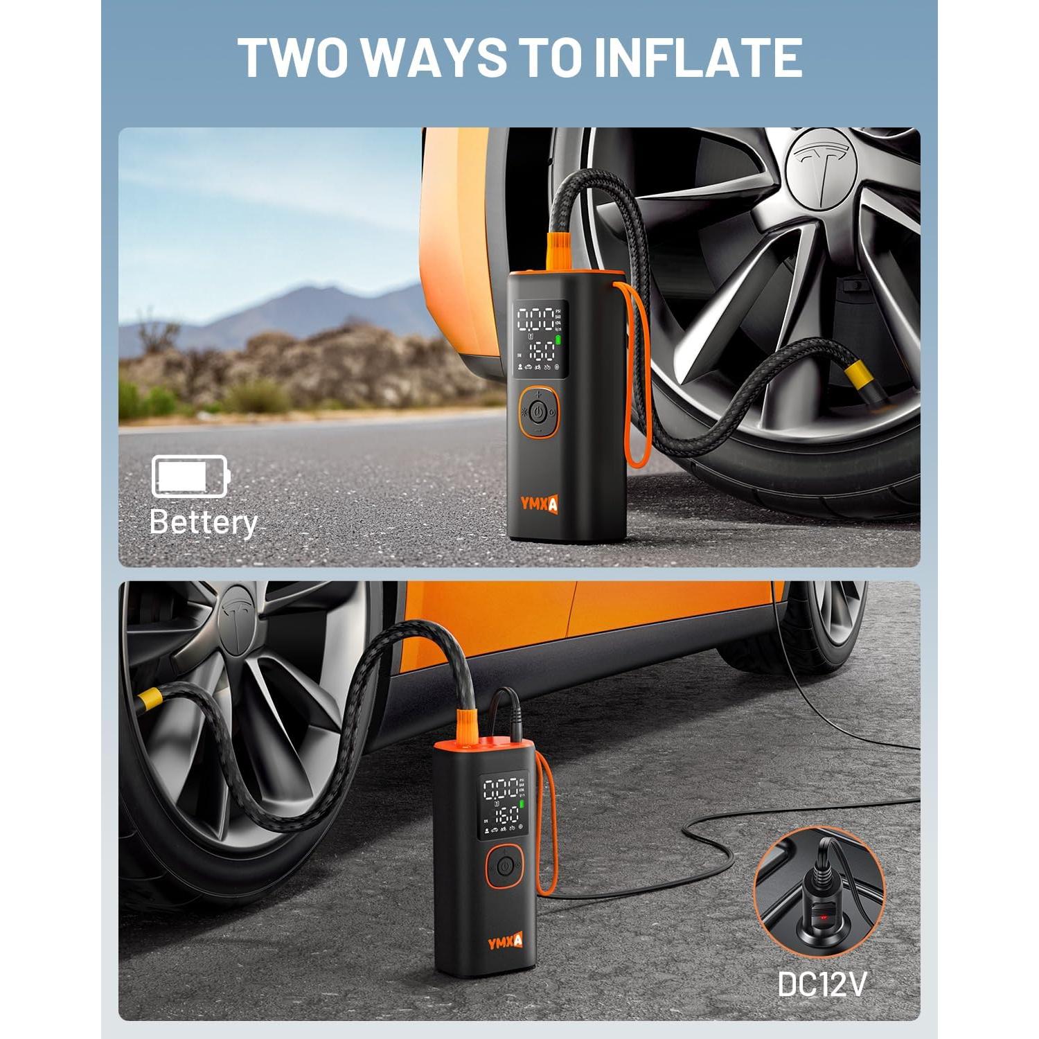 Inflador de Neumáticos Portátil YMXA VP-18 160 PSI 12V