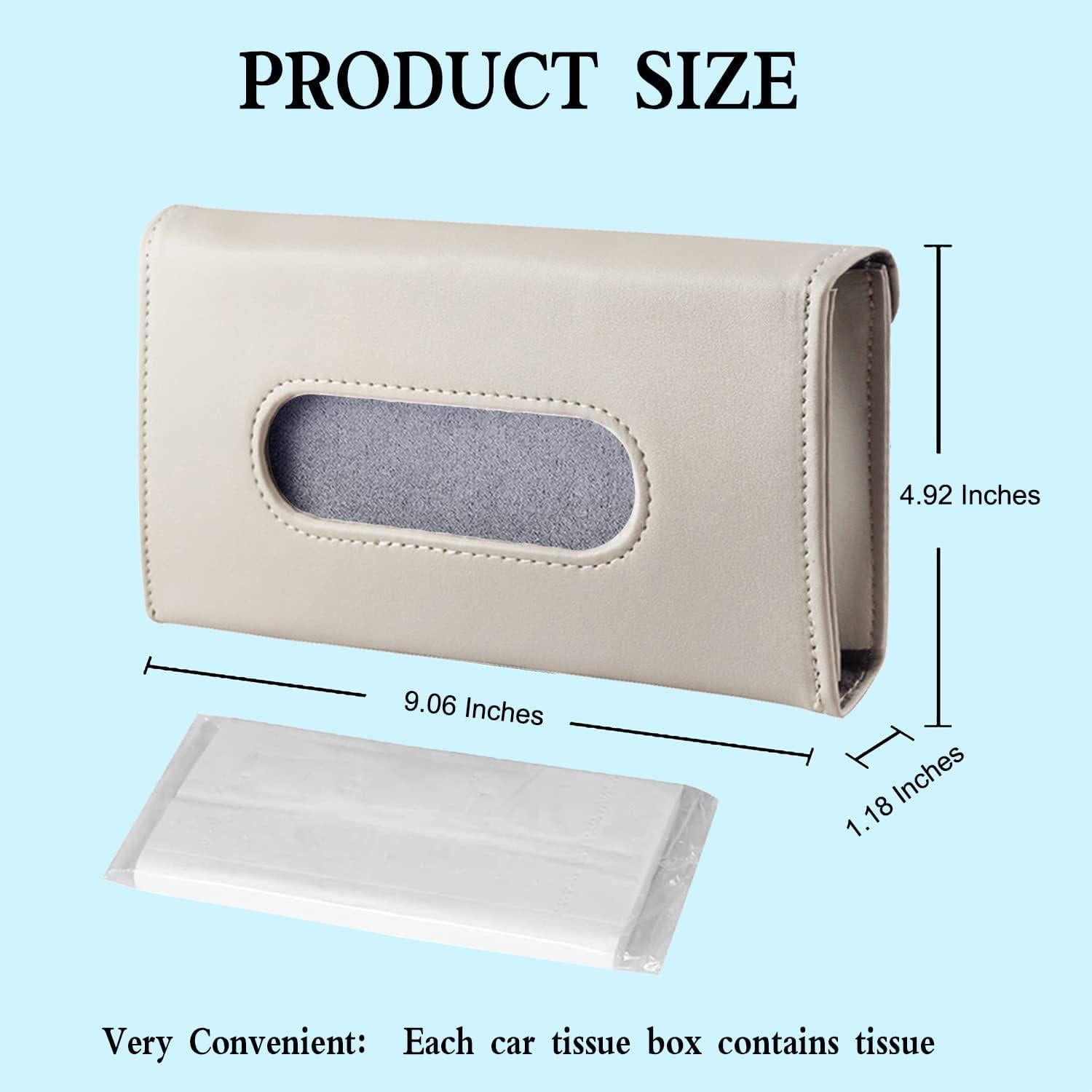 Soporte de Tejido para Auto Langmeil, 2 Piezas, Cuero PU