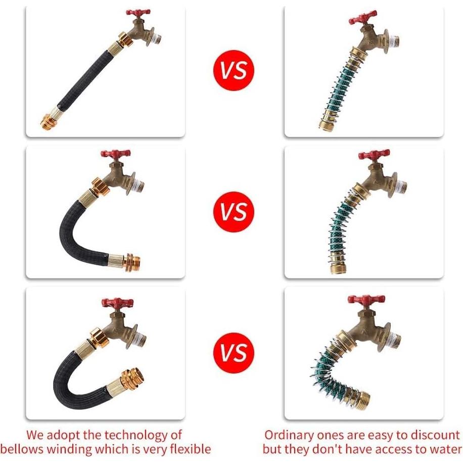 Extensión de Manguera de Jardín Boersite 0.24m Flexible