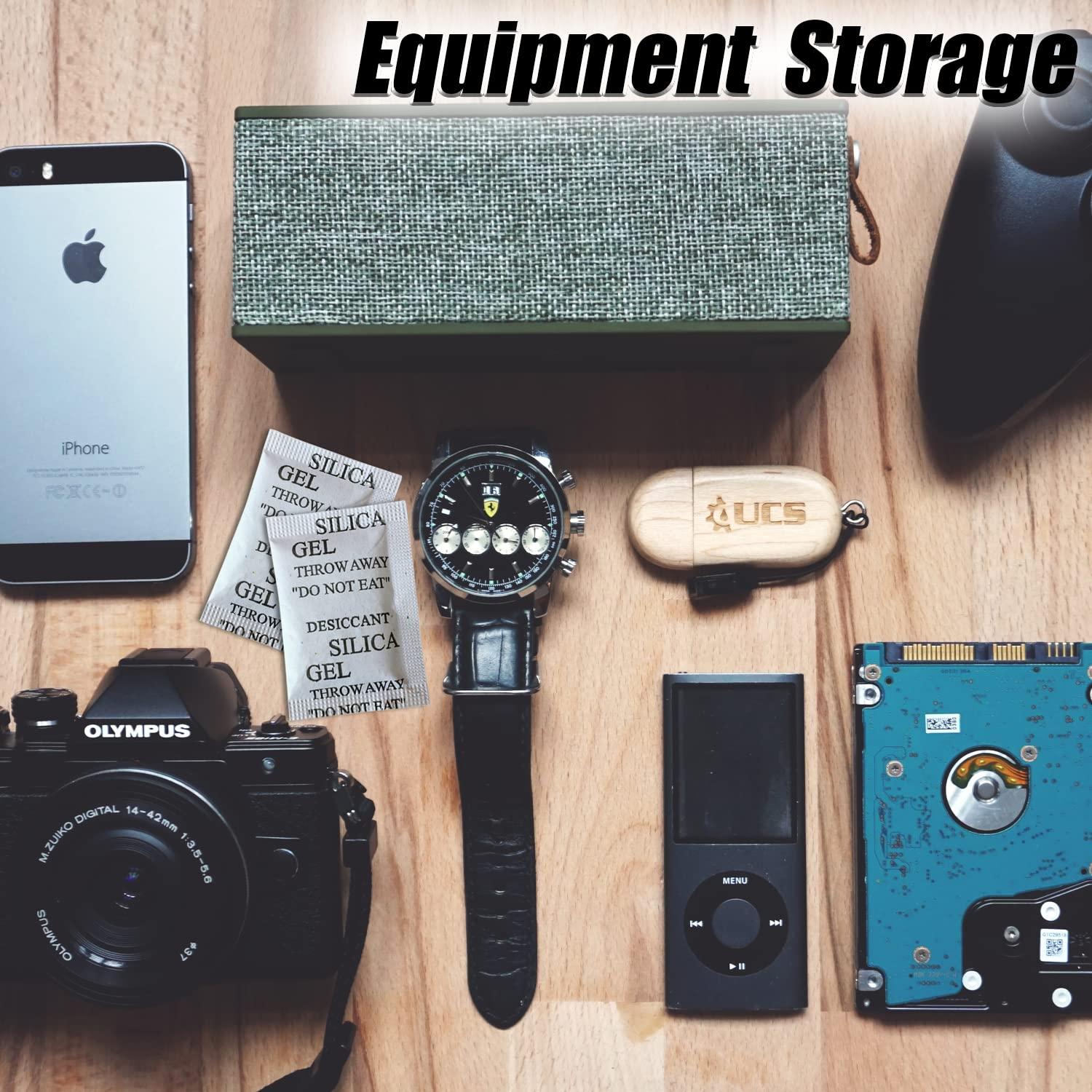 Paquetes de Gel de Sílice 50PCS 5g Deshidratantes Smaring