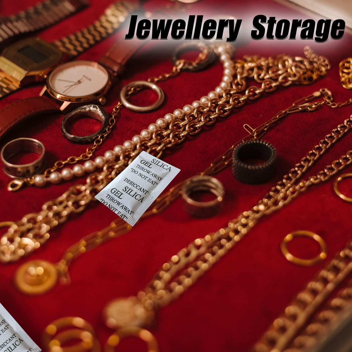 Paquetes de Gel de Sílice 50PCS 5g Deshidratantes Smaring