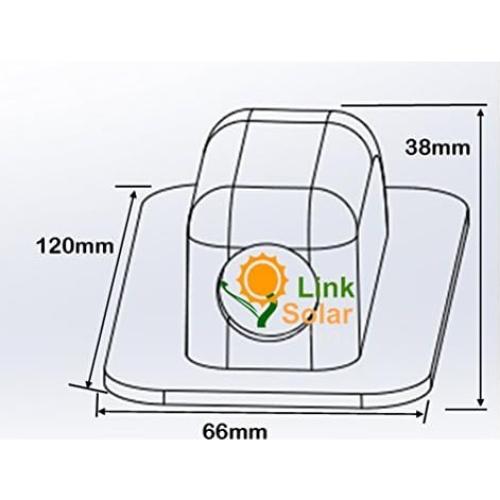 Conector Curvado de Entrada de Cable Link Solar 2mm² a 6mm²