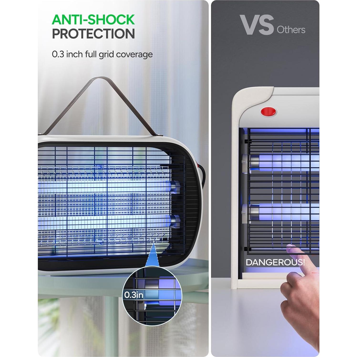 Zapper de Insectos Buzbug MA-015 20W para 464.5 m²