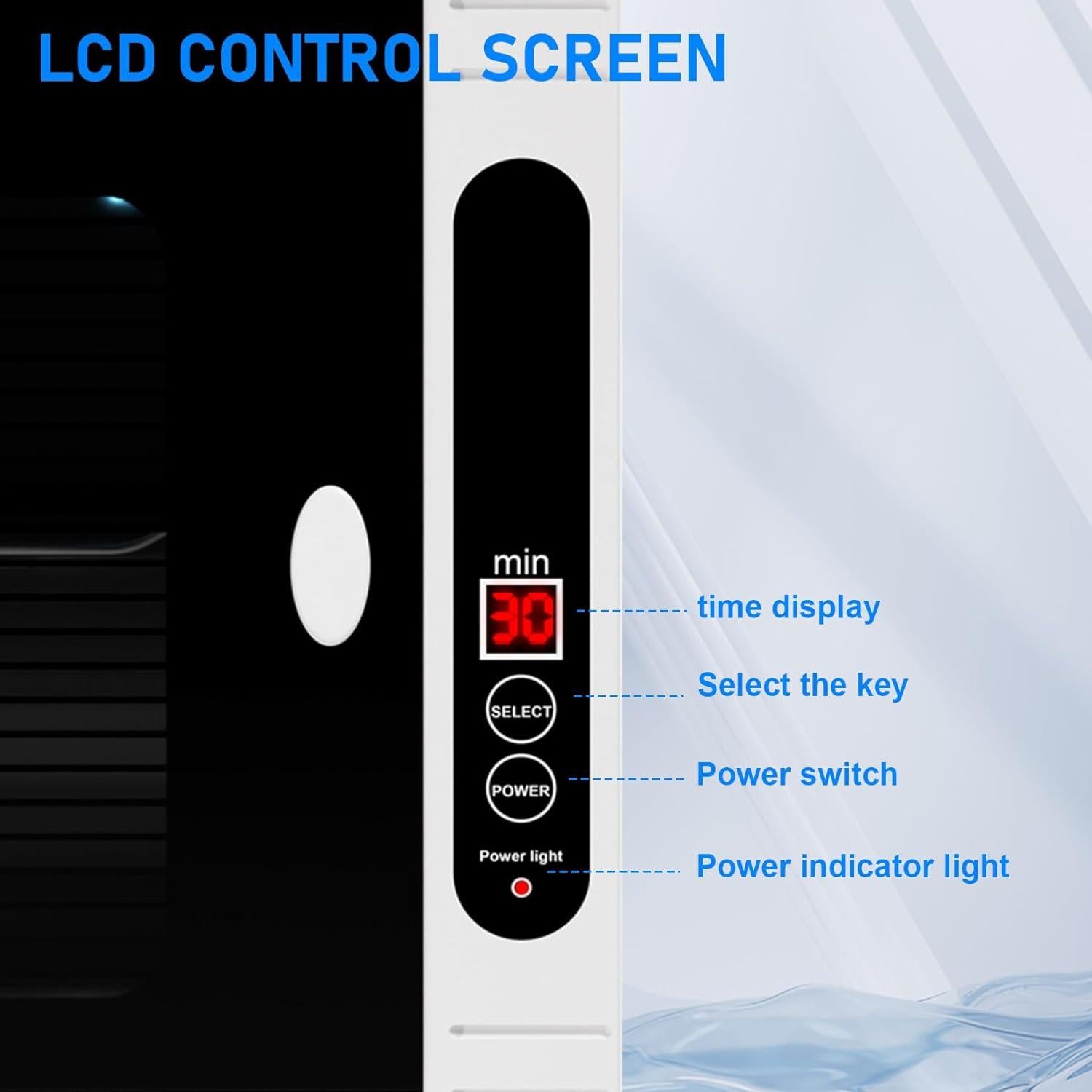 Máquina de Limpieza UV para Herramientas de Uñas Geisofu 10L