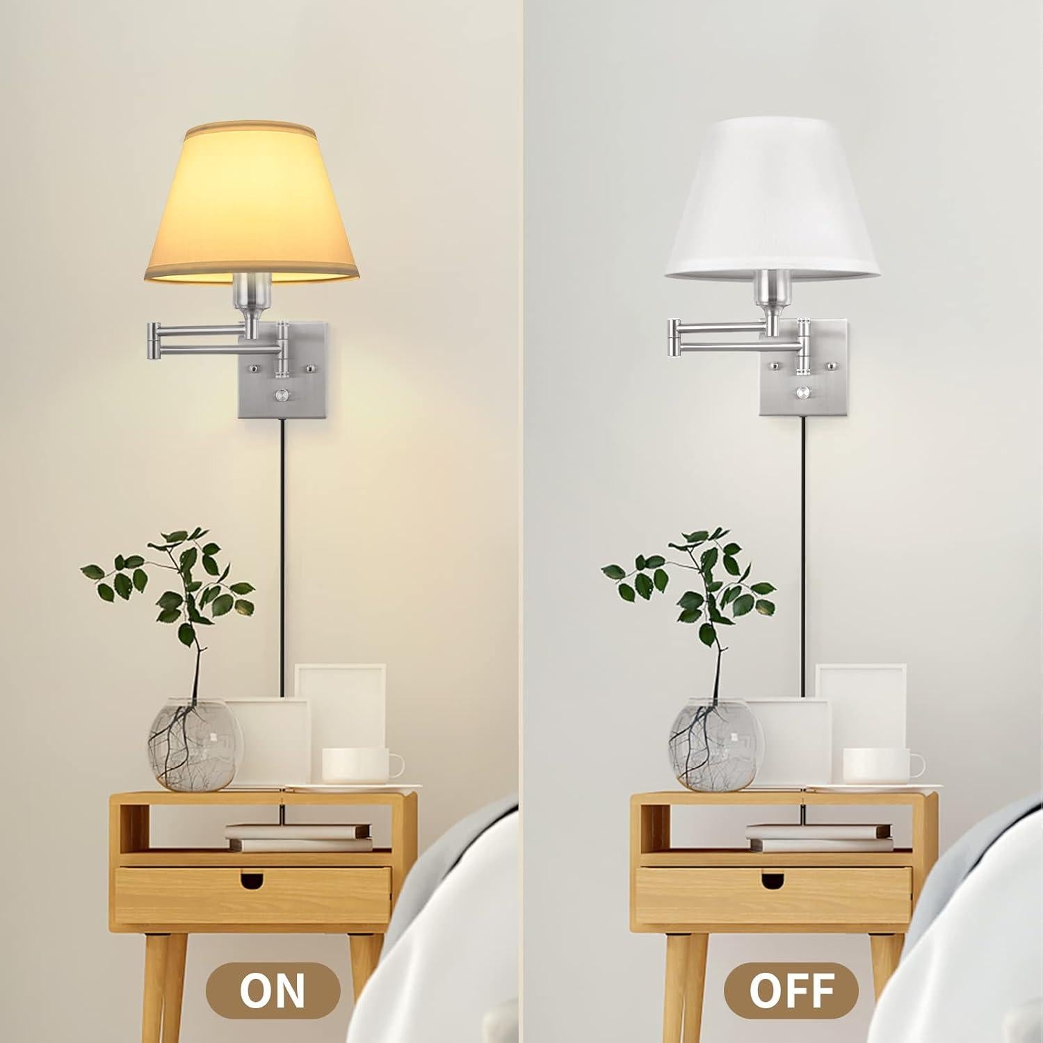 Aplique de pared TRLIFE set de 2 luces regulables 6W