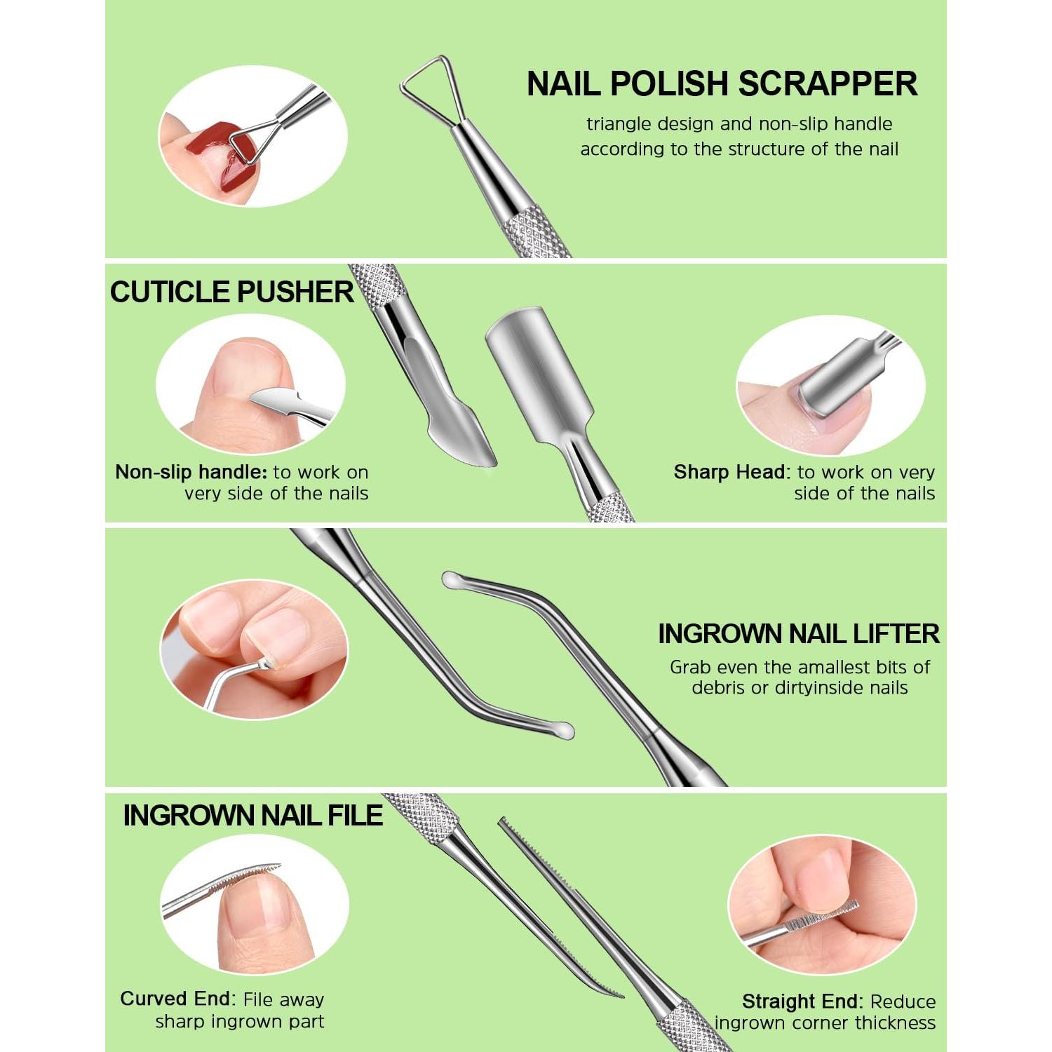 Kit de Cuidado de Uñas MORGLES con Aceite de Aloe Vera