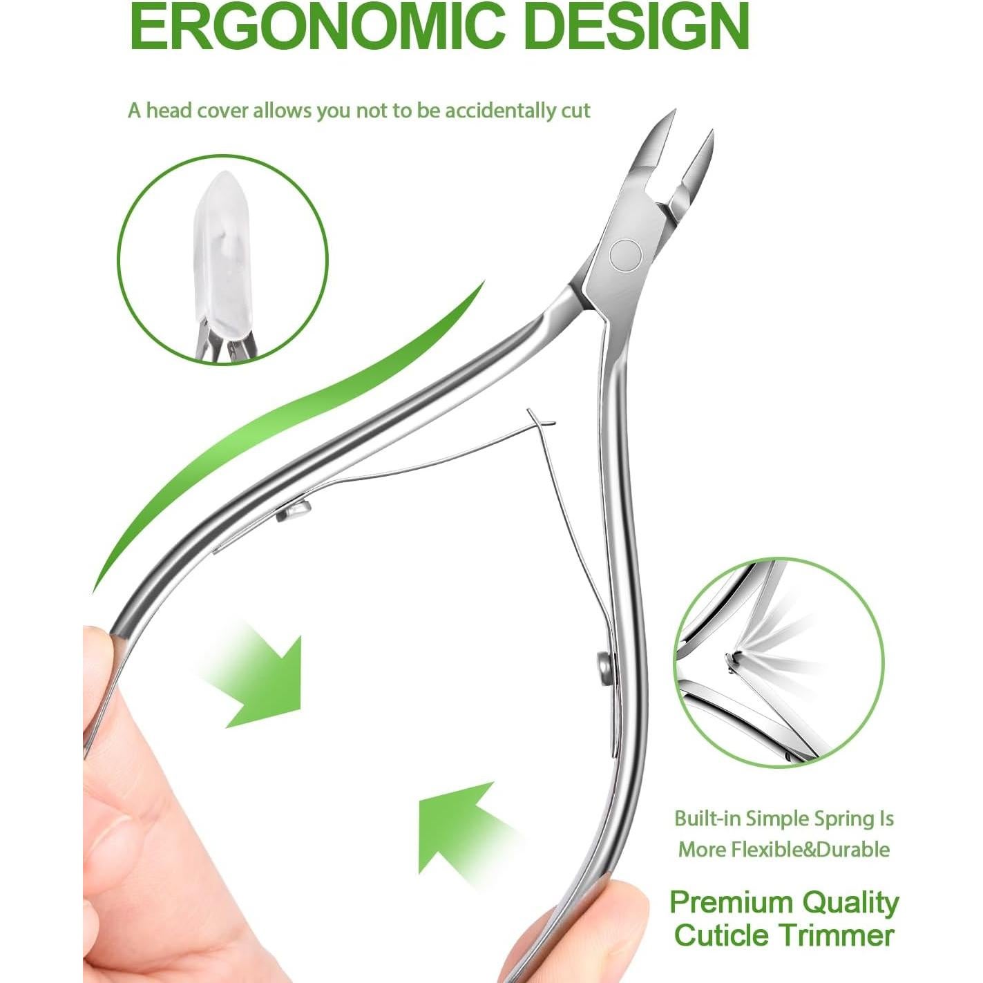 Kit de Cuidado de Uñas MORGLES con Aceite de Aloe Vera