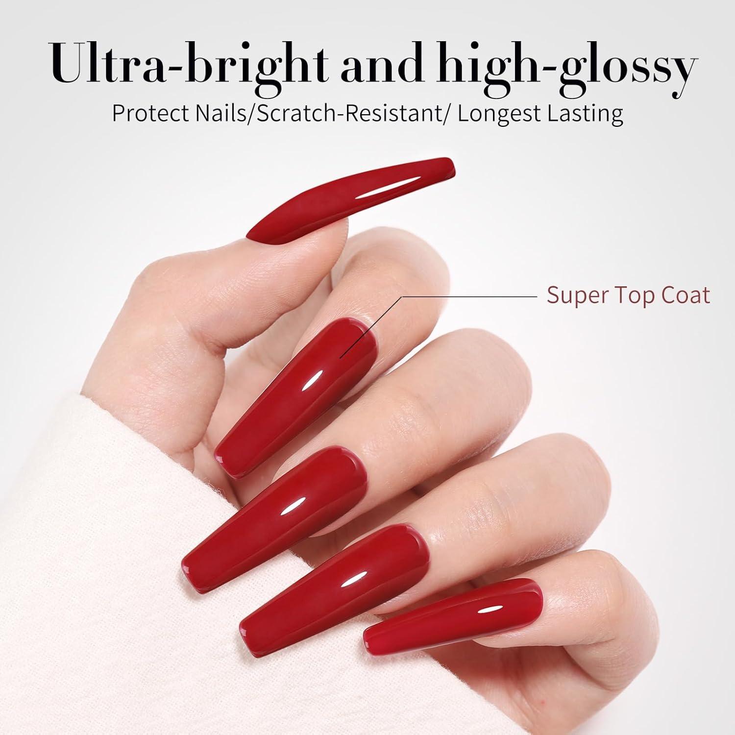 Set de Gel Base y Top Coat Born Pretty 10ml - Brillo Duradero