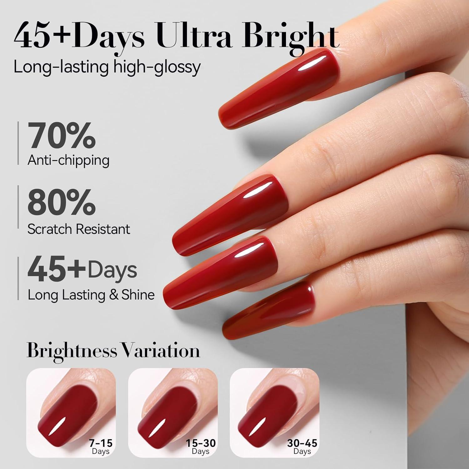 Set de Gel Base y Top Coat Born Pretty 10ml - Brillo Duradero