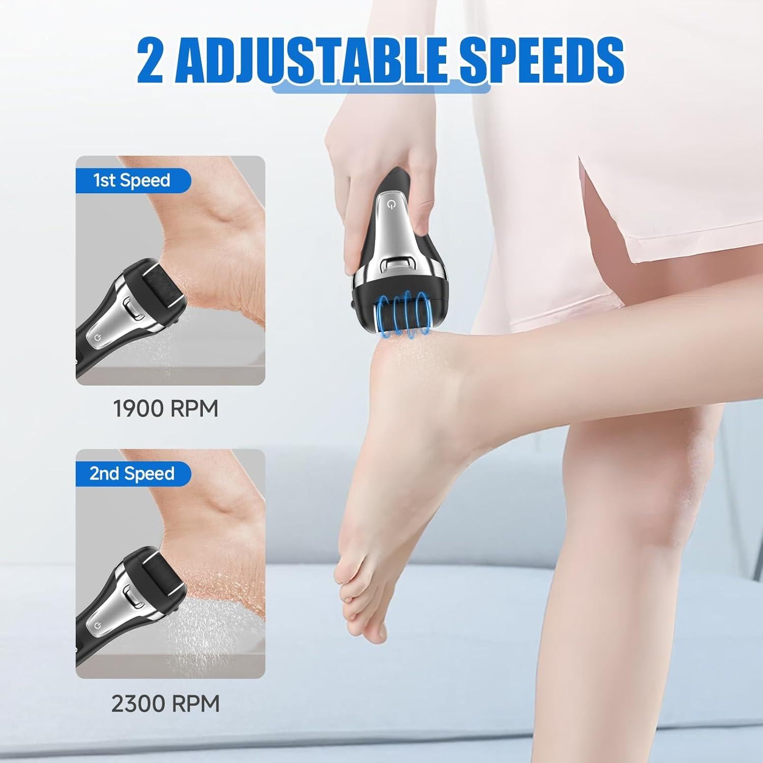 Removedor de Callos Eléctrico NetCan 17 en 1 Portátil Negro