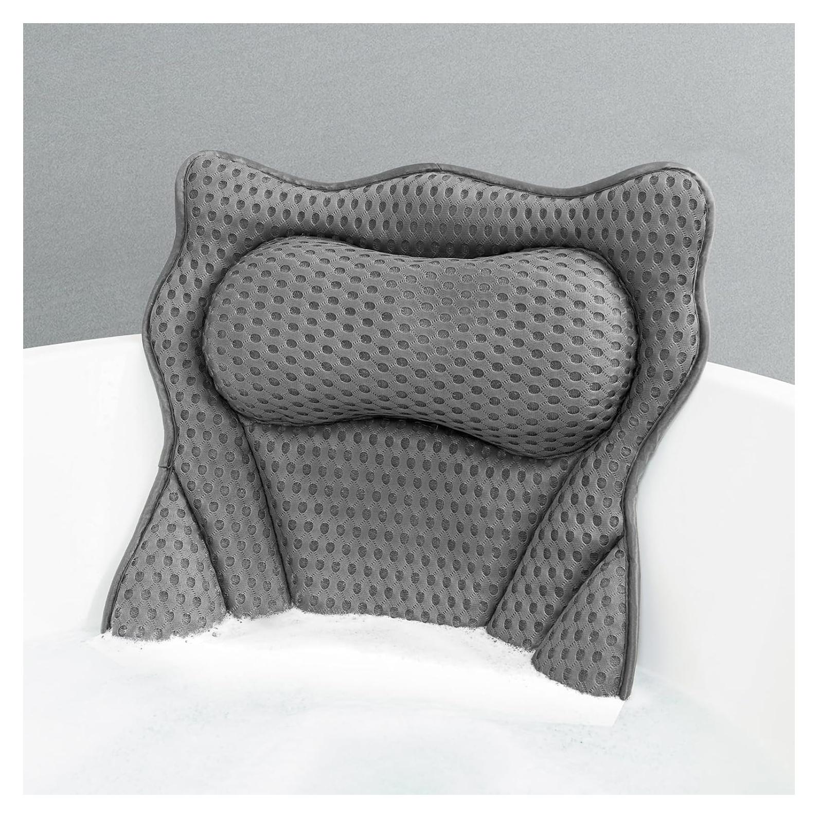 Almohada de Baño MTDLYICE Gris 42x44cm con Ventosas