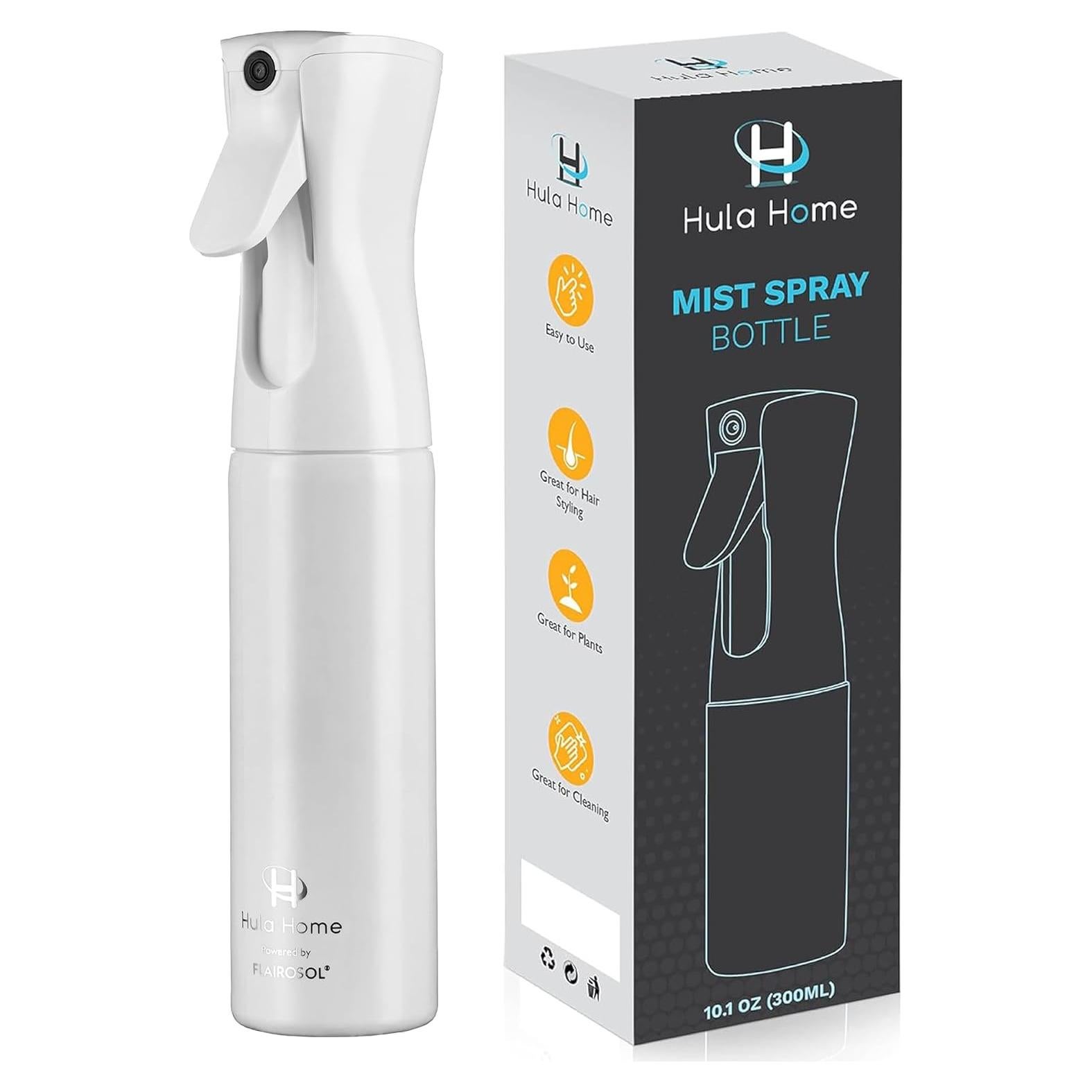 Botella Spray Hula Home 300ml Neblina Fina Continua Blanca
