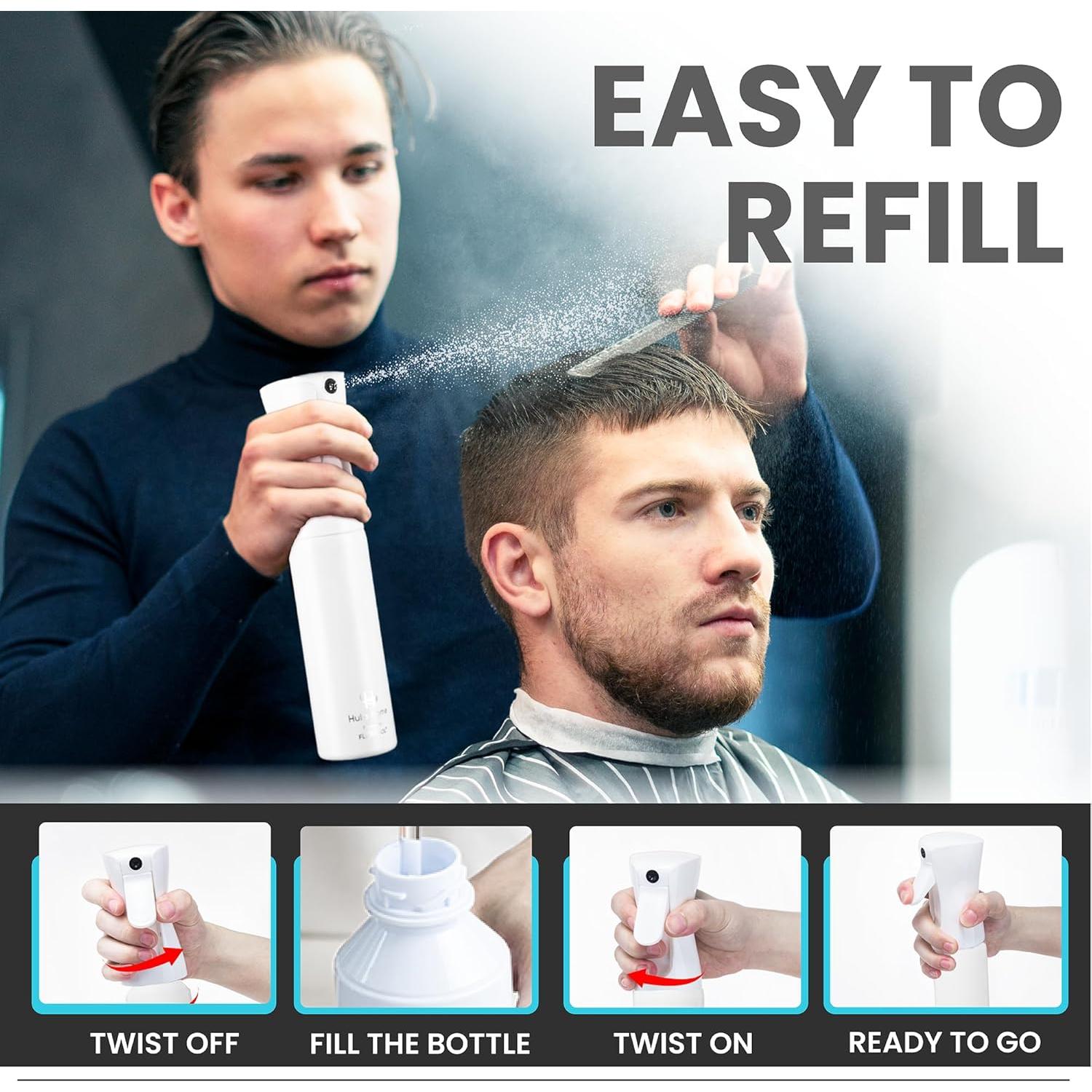 Botella Spray Hula Home 300ml Neblina Fina Continua Blanca