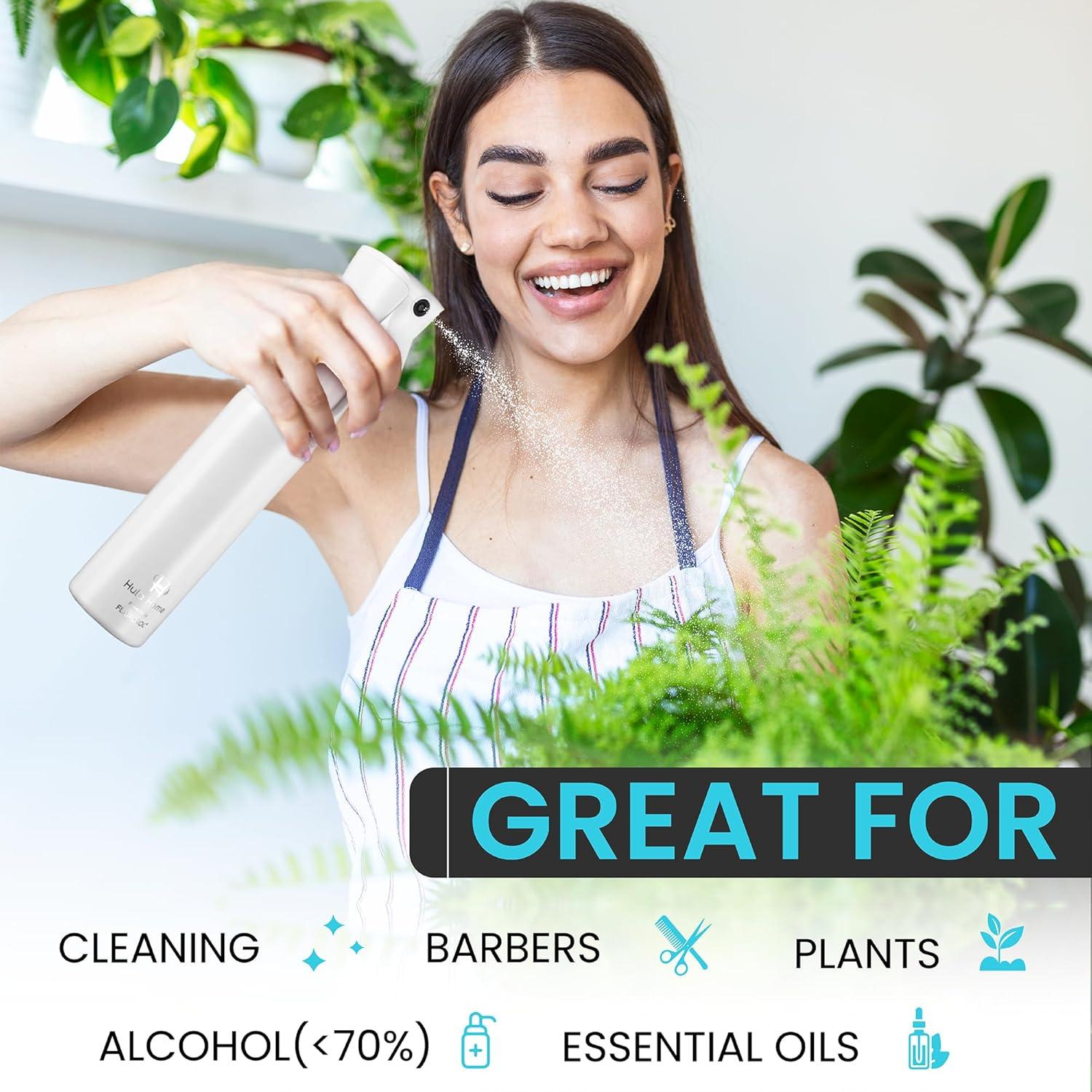 Botella Spray Hula Home 300ml Neblina Fina Continua Blanca