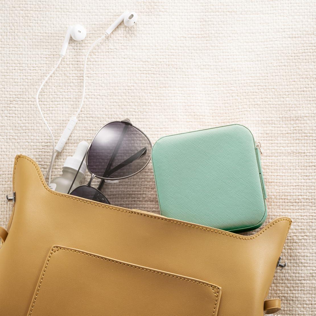 Caja de Joyería de Viaje VOMNA 3 Paquetes Blanco Organizador