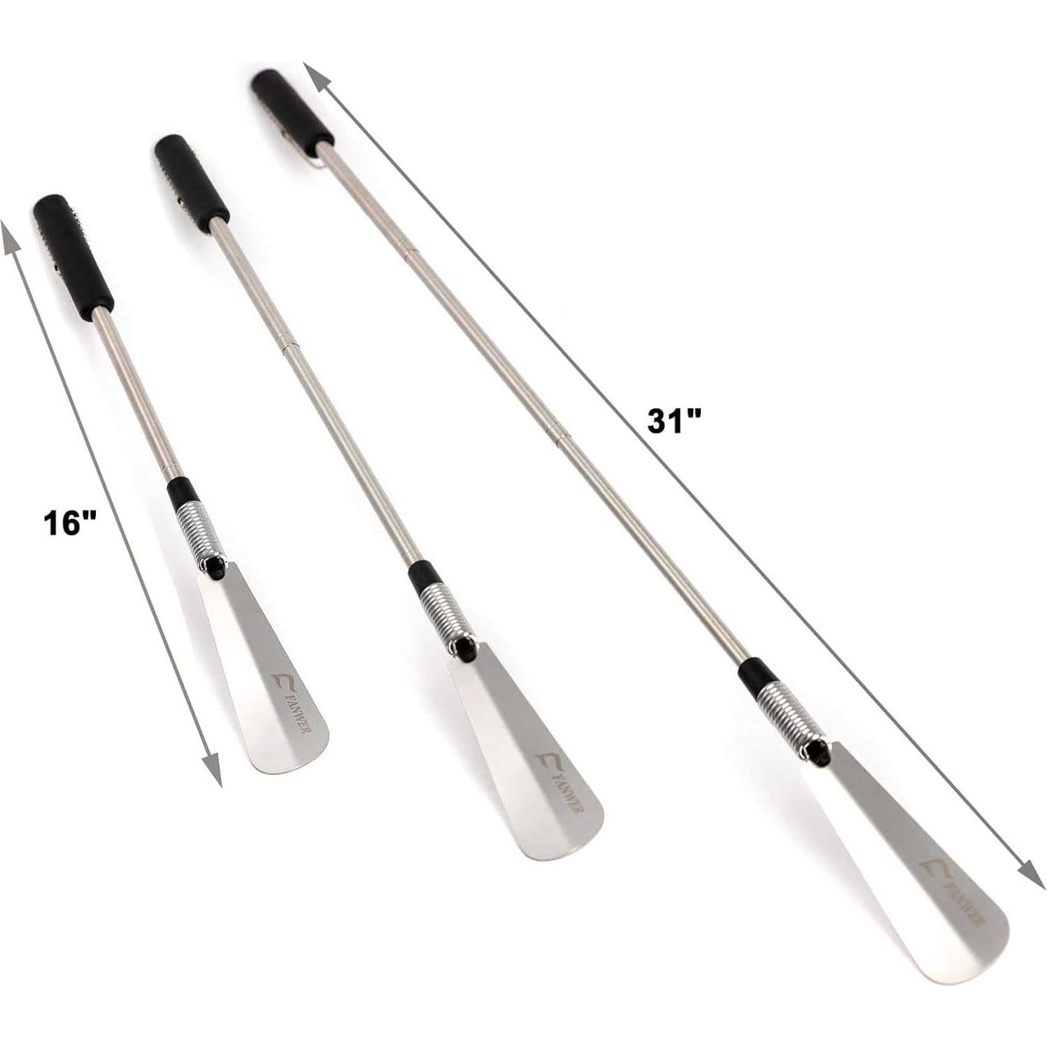 Calzador Extensible de Acero Inoxidable Fanwer 40 a 79 cm