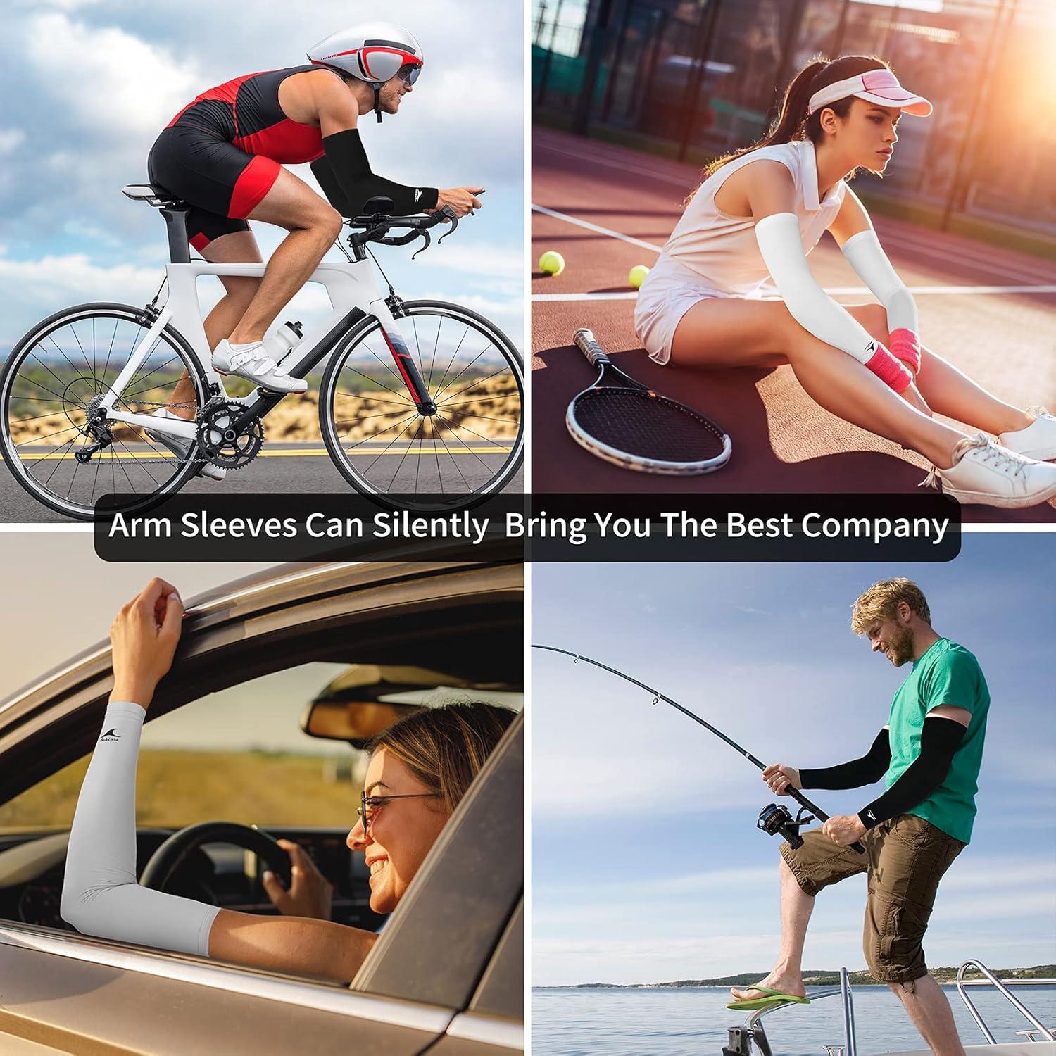 Mangas de Compresión UV Achiou para Mujeres - 2 Pares