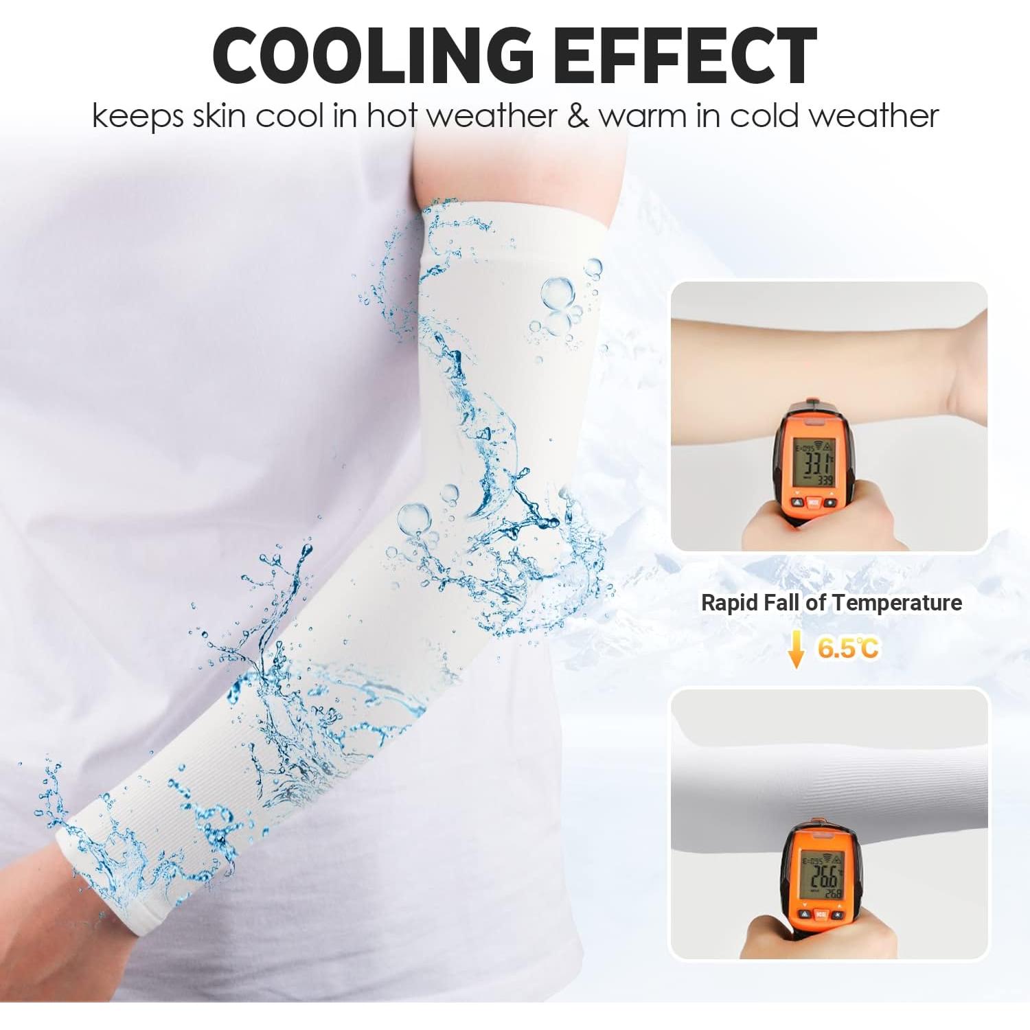 Mangas Refrigerantes UV LUOLIIL VOE 5 Pares Adulto Unisex