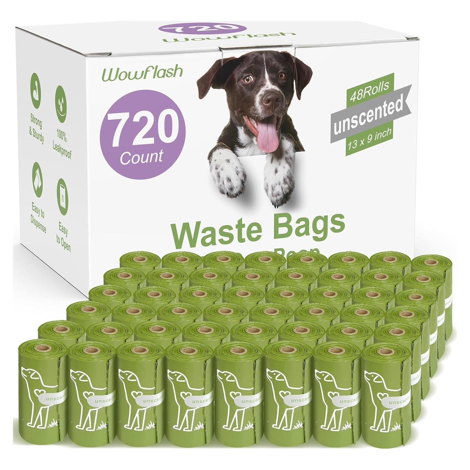 Bolsas de Excremento para Perro Wowflash 720 Sin Olor