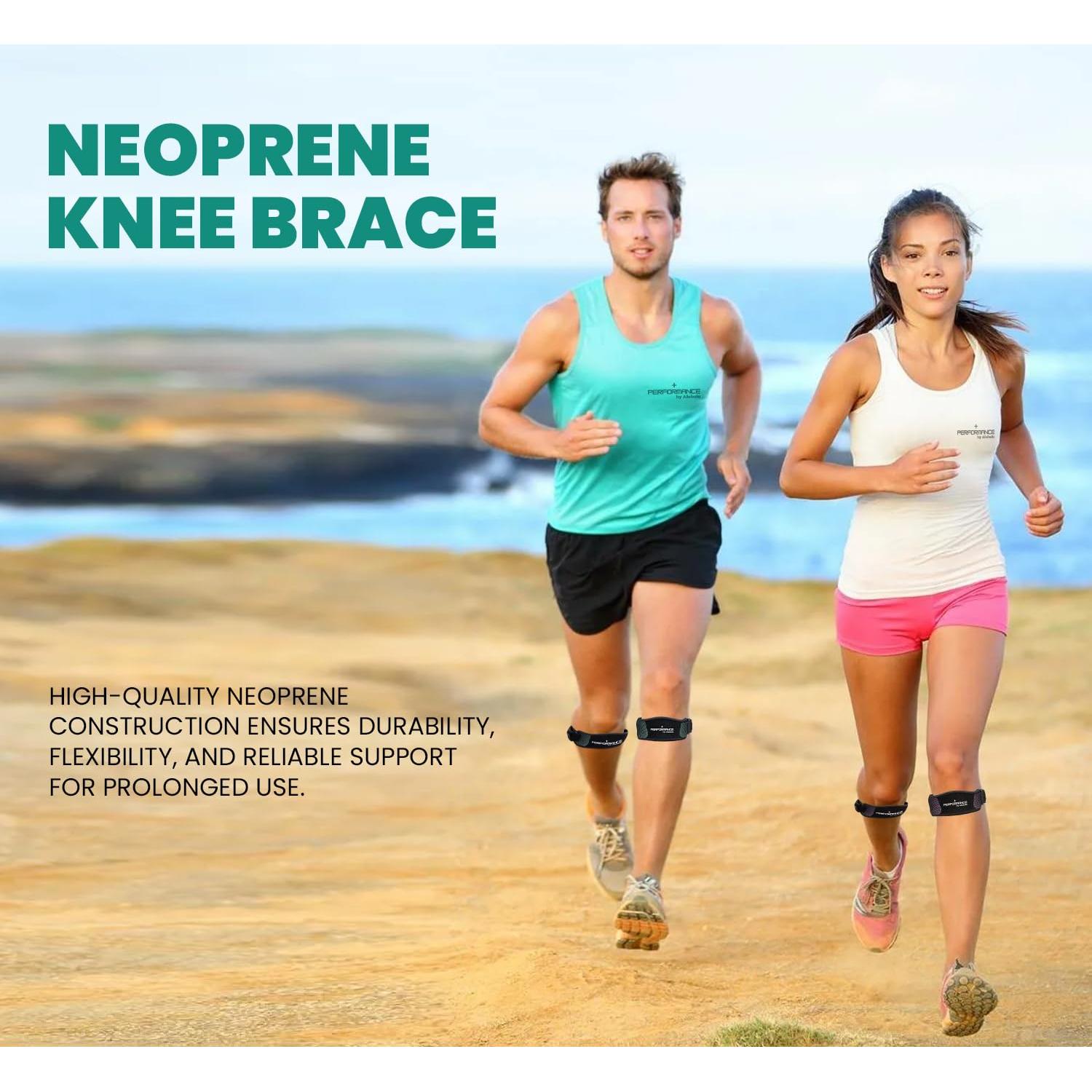 Faja de Rodilla Patelar +Rendimiento Azul - Alivio Dolor y Soporte