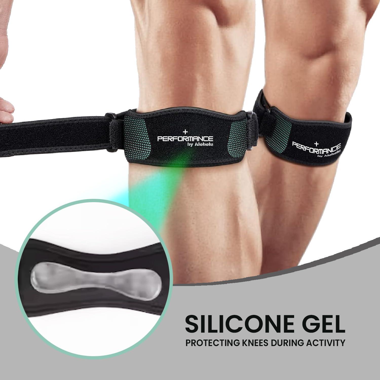 Faja de Rodilla Patelar +Rendimiento Azul - Alivio Dolor y Soporte