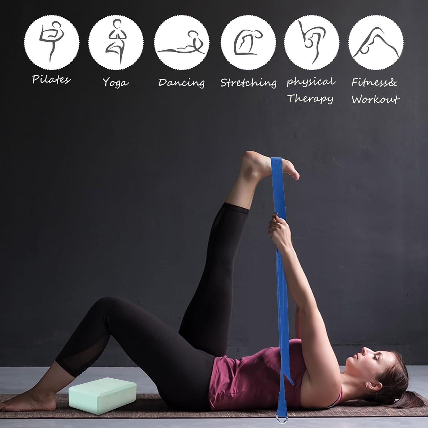 Bloques de Yoga Outus 20 Pcs Espuma EVA Antideslizantes 23x15x7.6cm