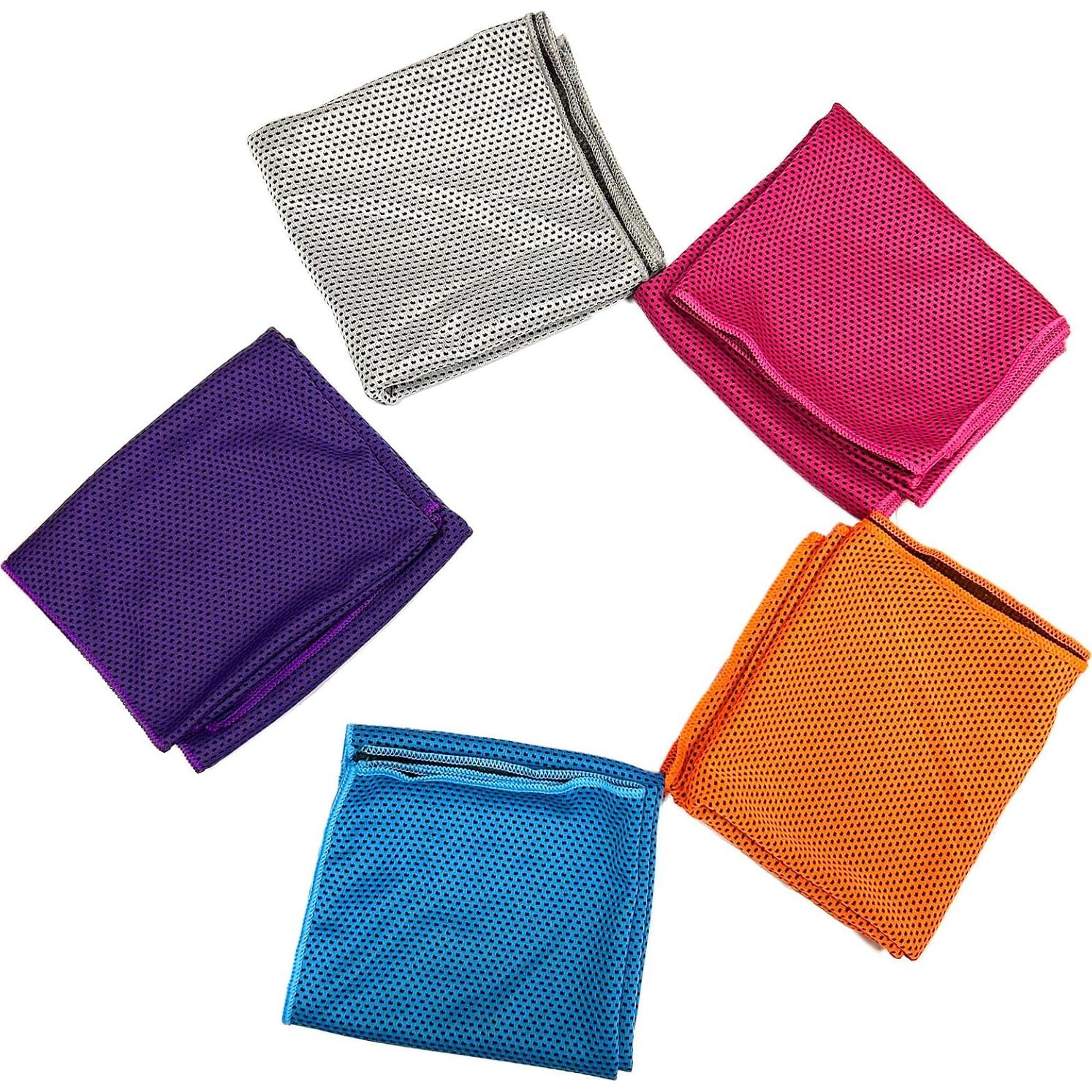 Paquete de 5 Toallas Refrigerantes Durikant 120x35cm Secado Rápido