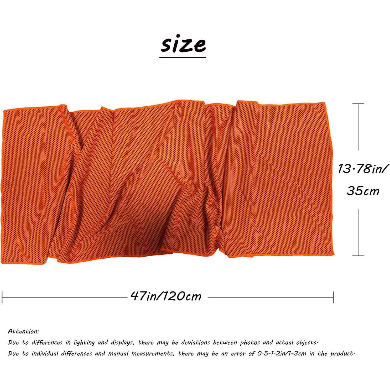 Paquete de 5 Toallas Refrigerantes Durikant 120x35cm Secado Rápido