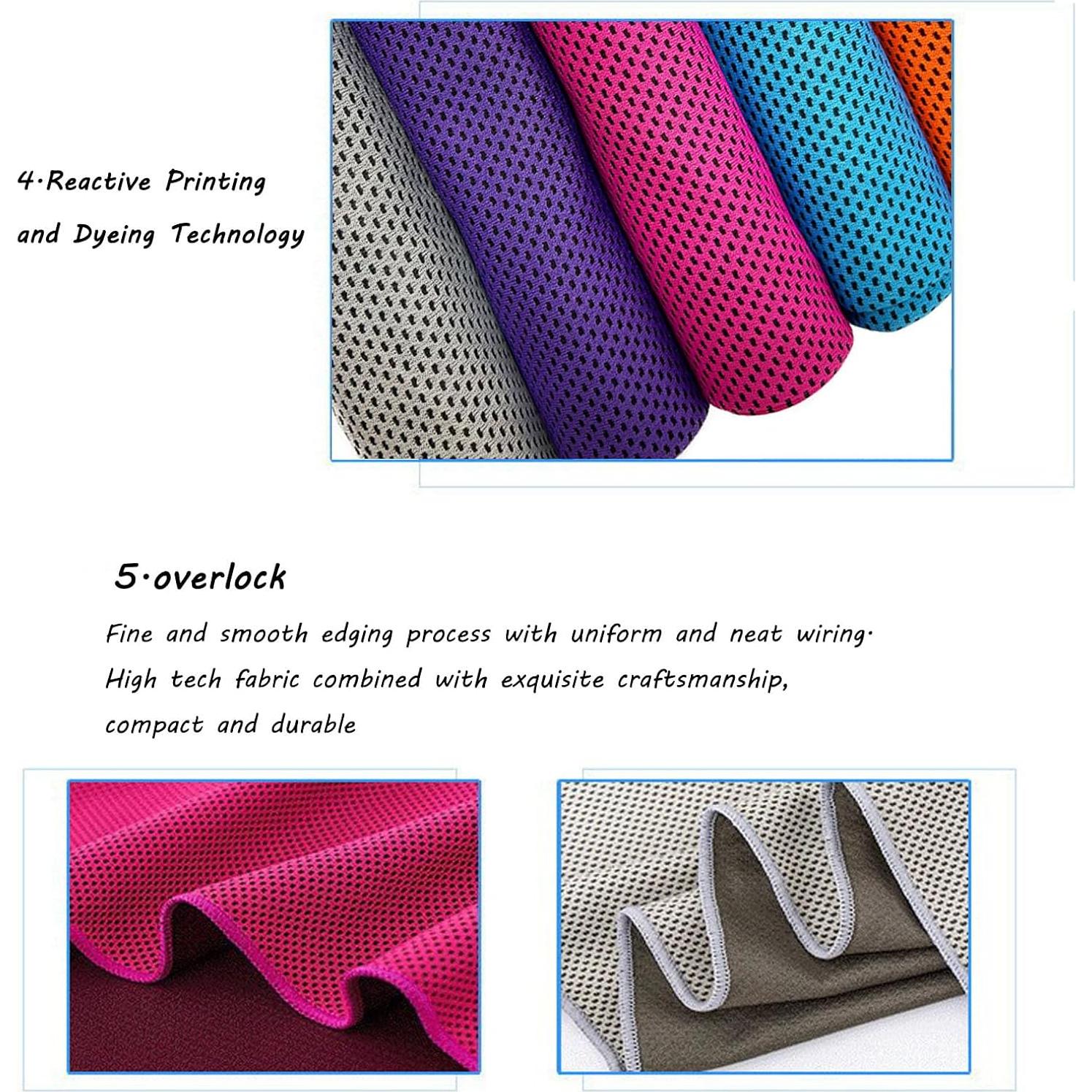 Paquete de 5 Toallas Refrigerantes Durikant 120x35cm Secado Rápido