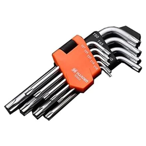 Juego de Llaves Estrella Edward Tools - 8 Piezas Cortas Torx