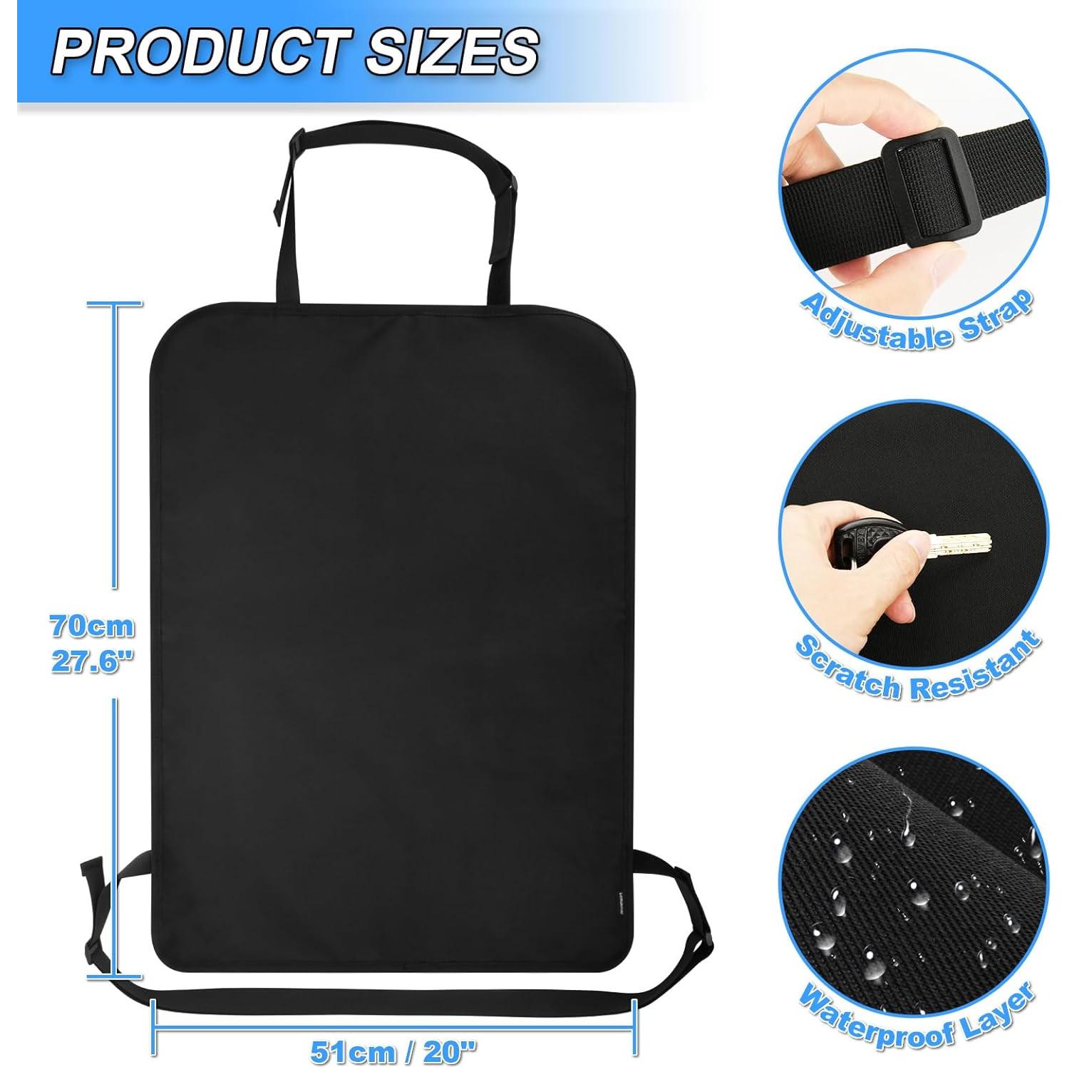 Protectores de Asientos Traseros Homakover para Niños - Negro