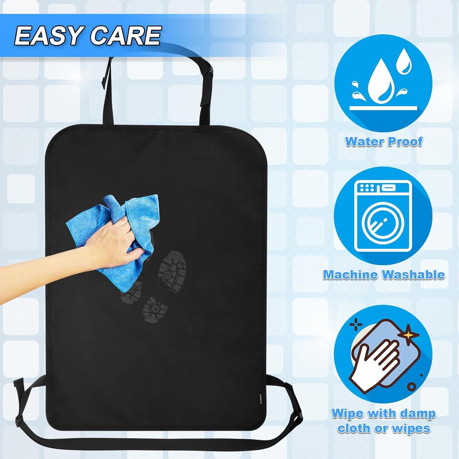 Protectores de Asientos Traseros Homakover para Niños - Negro