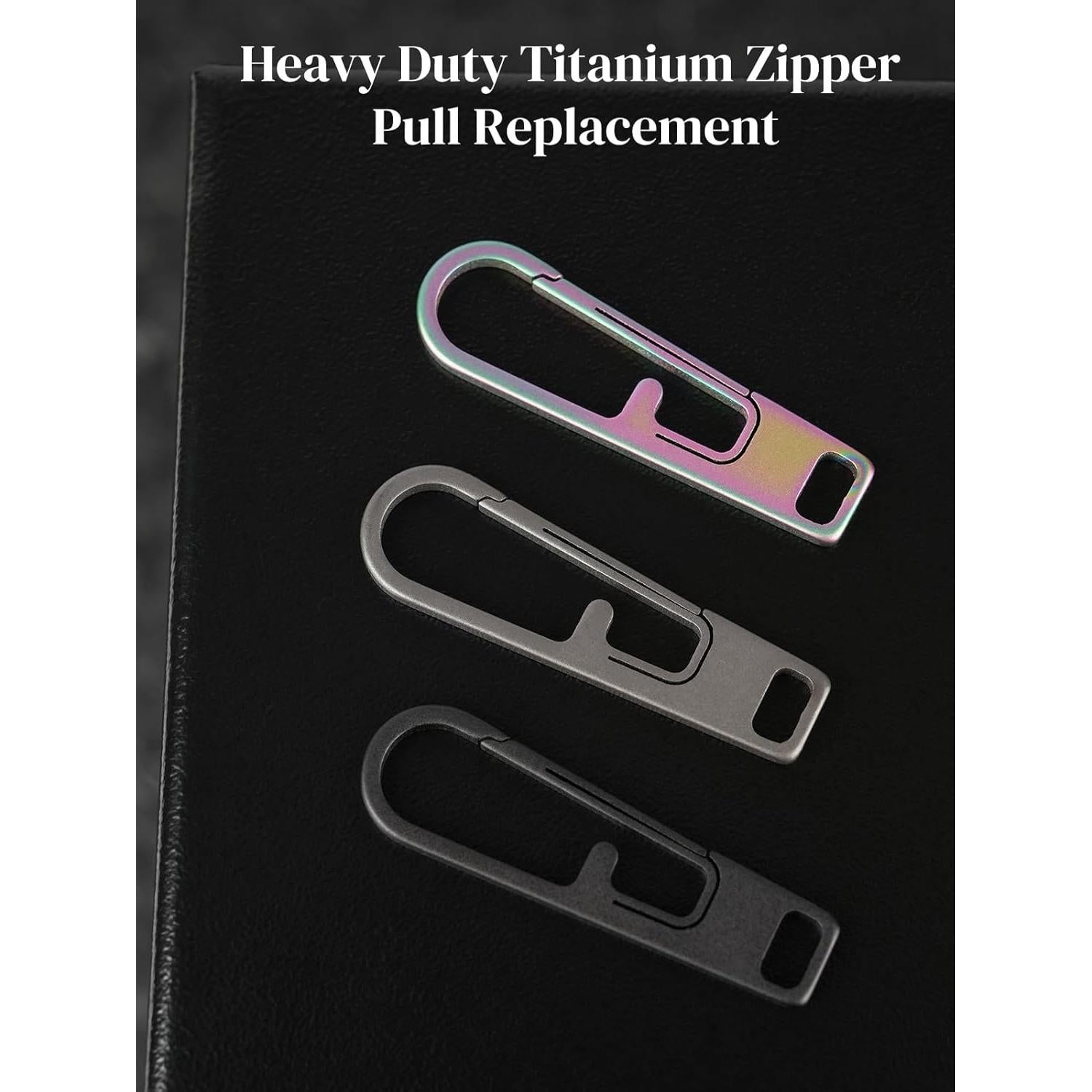 Tiradores de Cremallera VIPERADE VAT1 de Titanio - Kit Universal