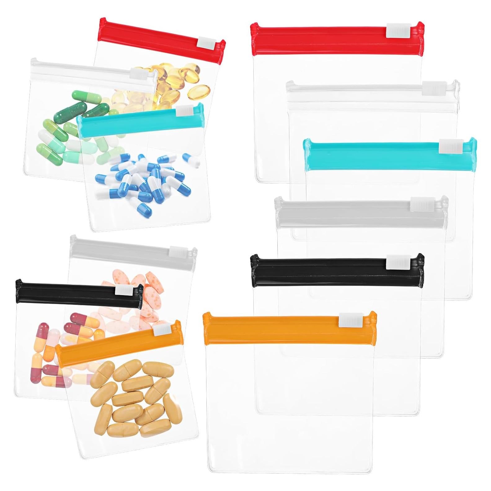 12 Bolsas de Almacenamiento Reutilizables Ptwola 7.8x7.3cm