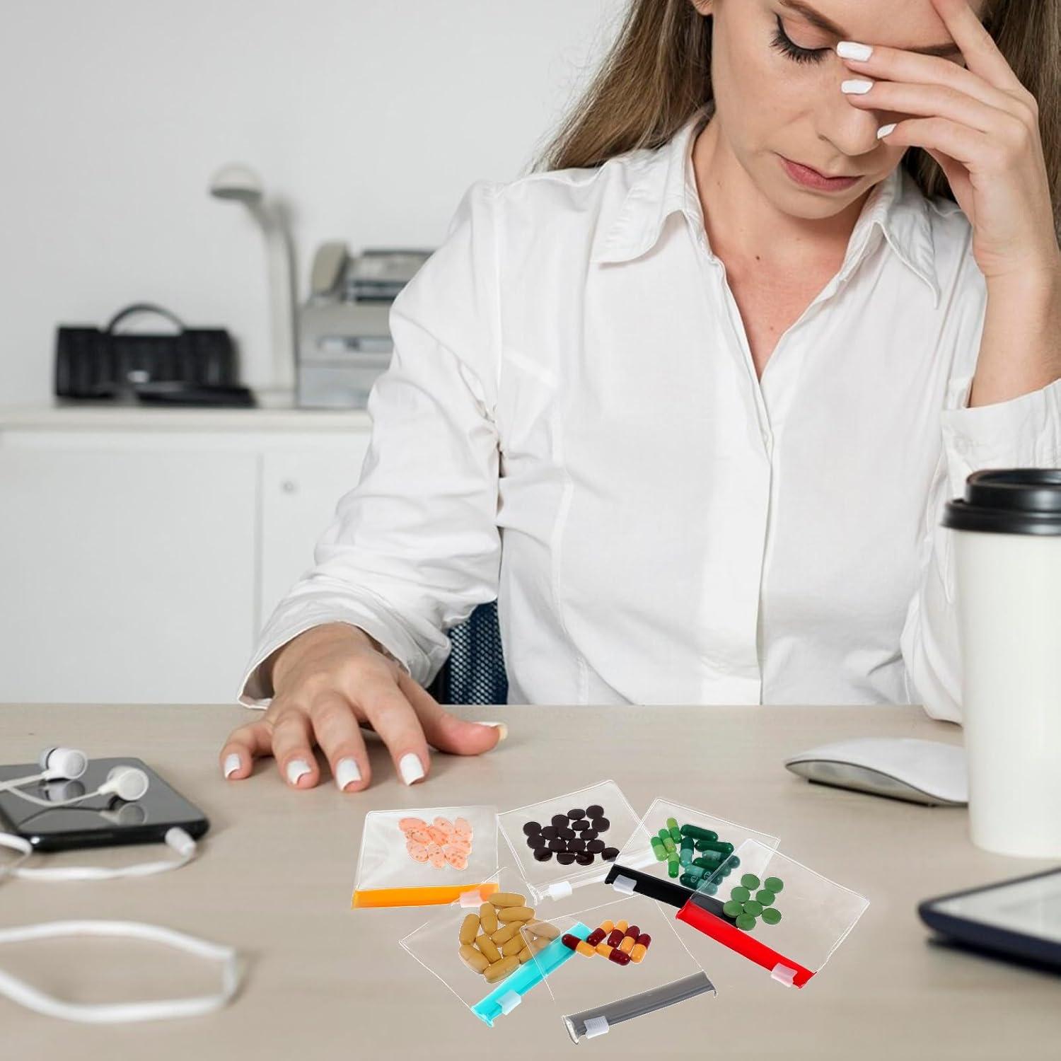 12 Bolsas de Almacenamiento Reutilizables Ptwola 7.8x7.3cm